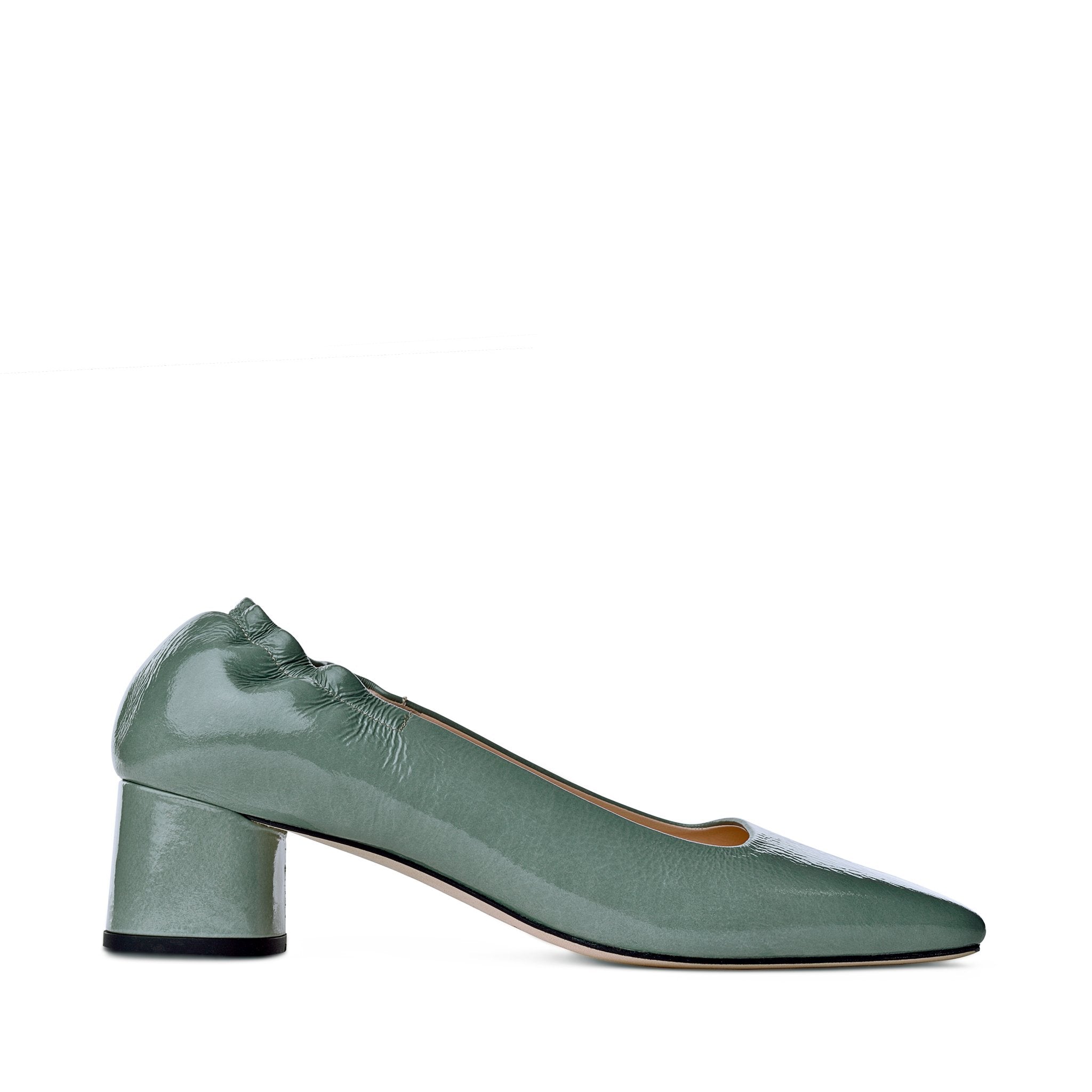 Nyoko Avocado Green Soft Naplak Pumps 20036-01-09 - 1