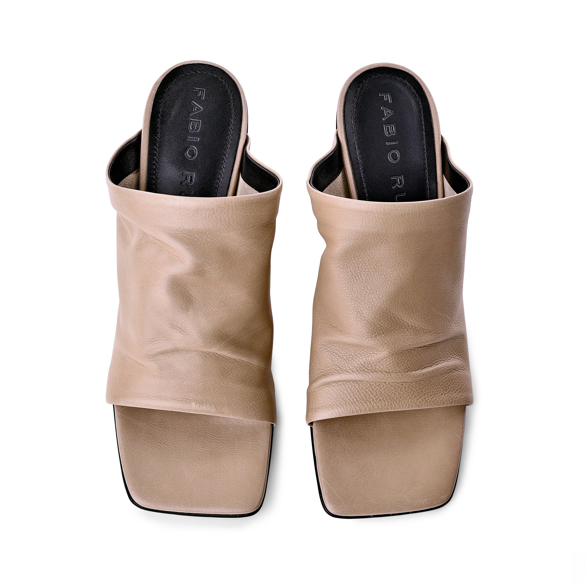 Virgi Taupe Leather Sandals 1280 - 6