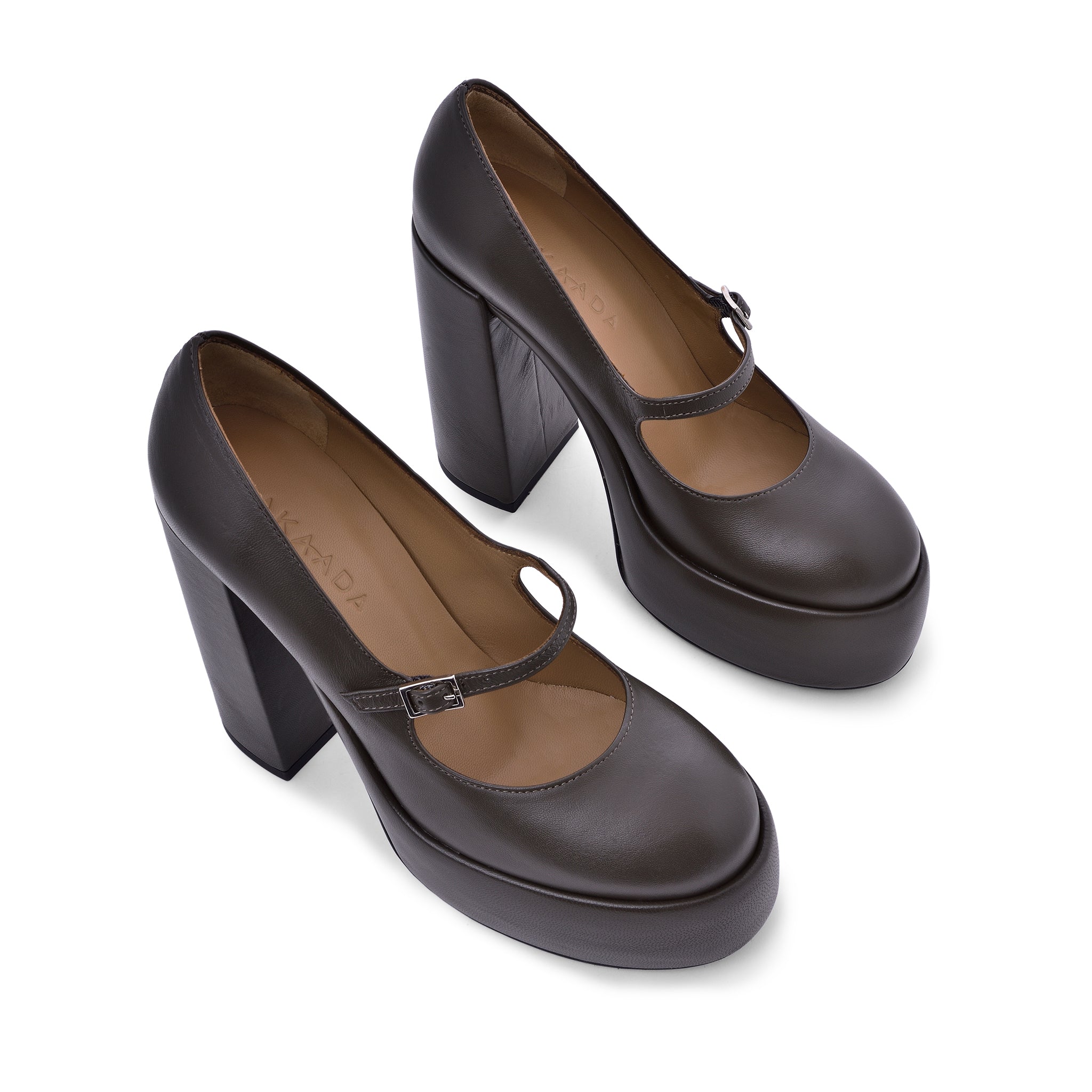 Sute Military Green Platform Pumps F902_ARMY - 3