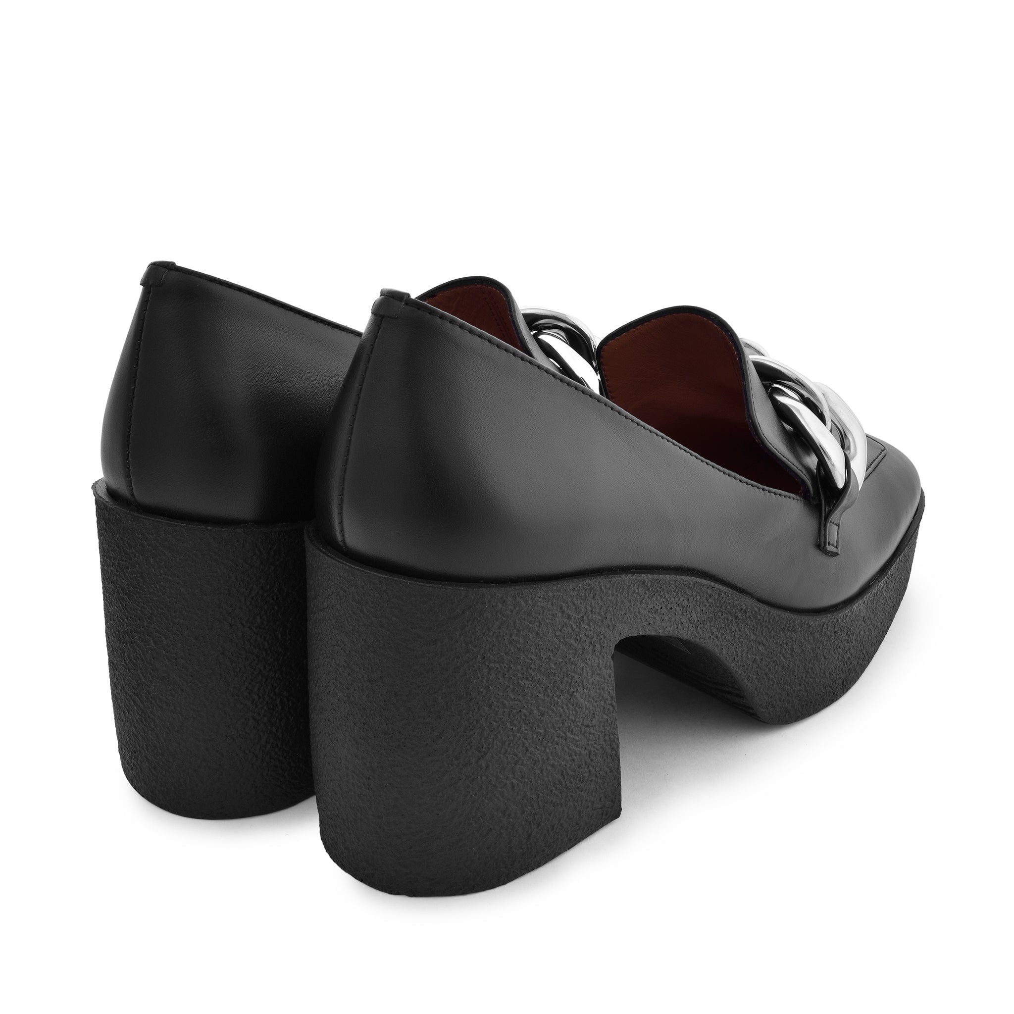 Yo Black Chunky Loafers 21031-02-06 - 5