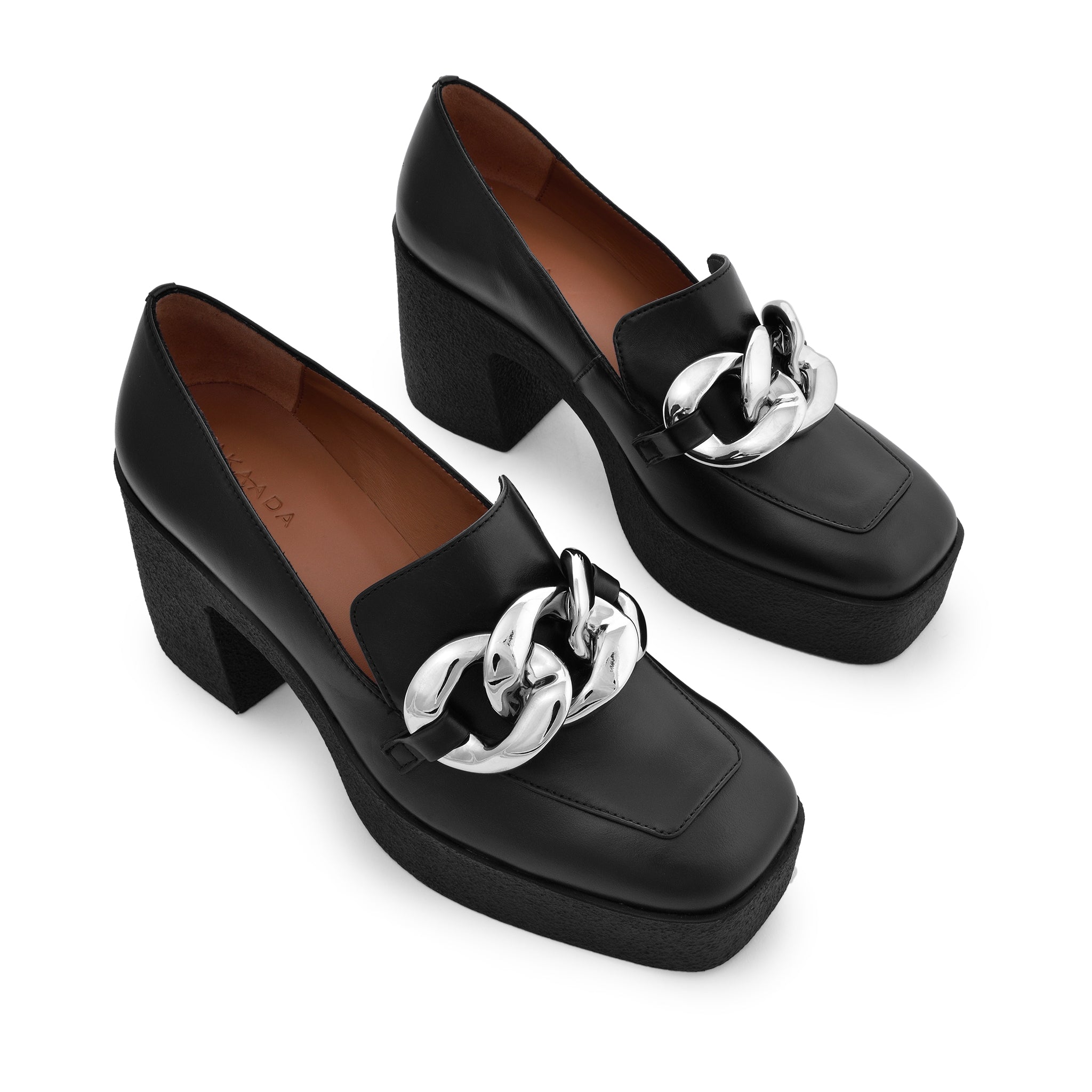 Yo Black Chunky Loafers 21031-02-06 - 2