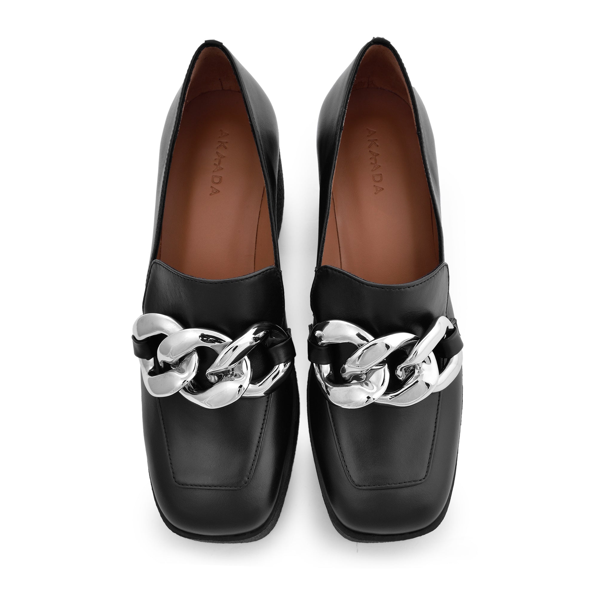 Yo Black Chunky Loafers 21031-02-06 - 3