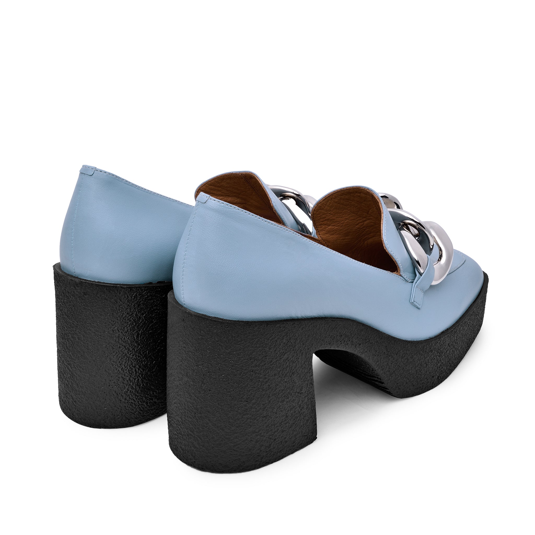 Yo Sky Blue Chunky Loafers 21031-02-04 - 6