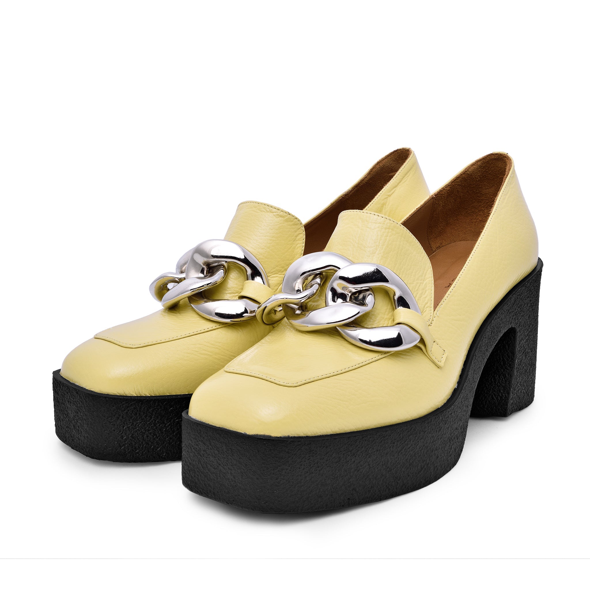 Yo Pastel Yellow Chunky Loafers 21031-02-03 - 5