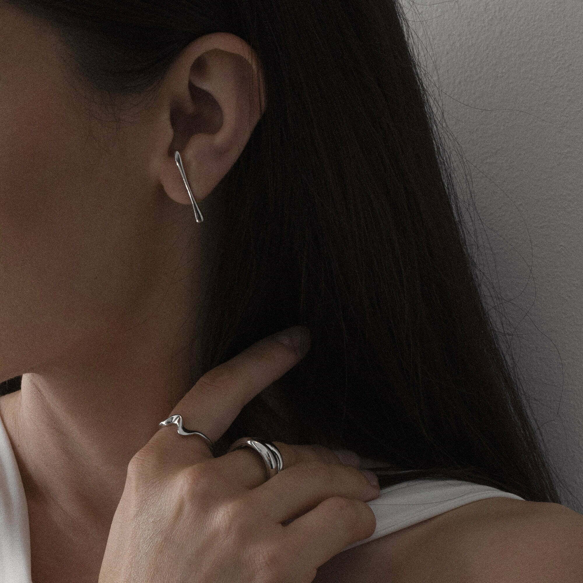 Maestoso Arp Earrings Sterling Silver