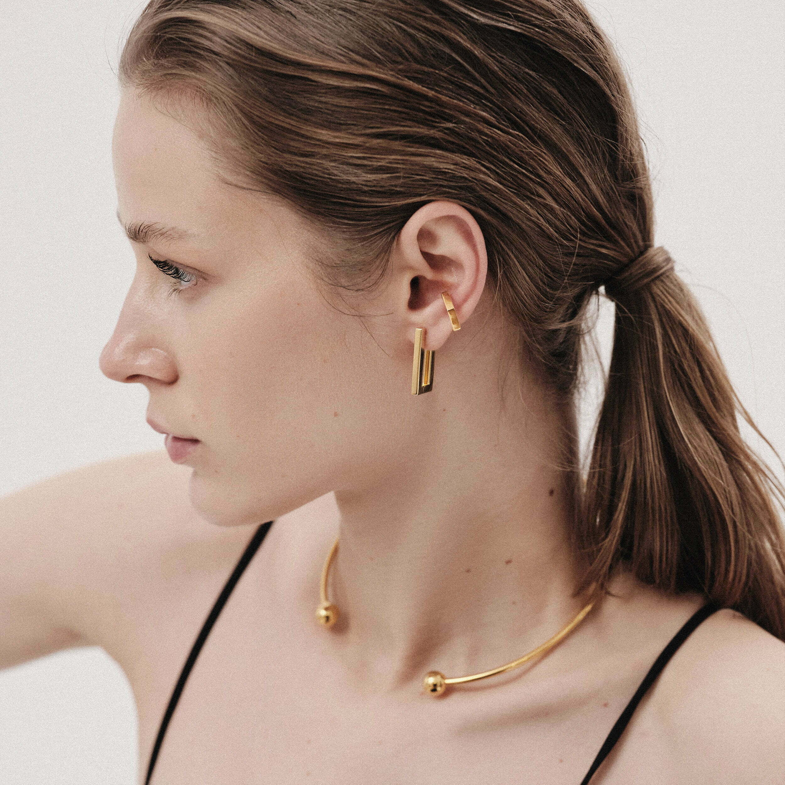 Hex Cuff • 18K Gold Vermeil