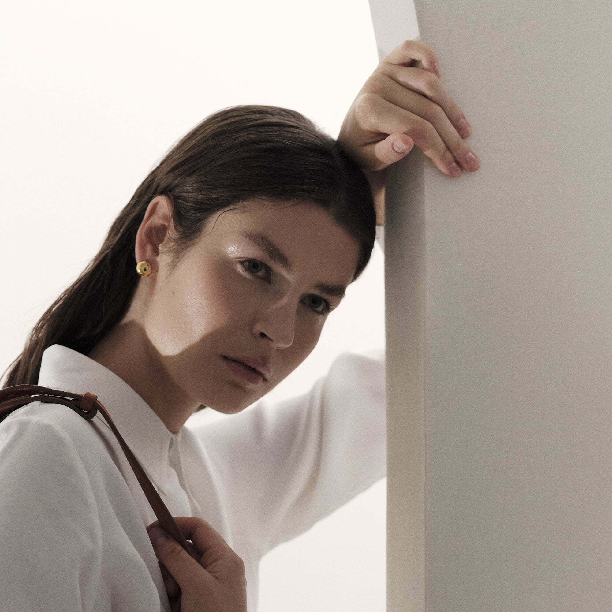 Moon Earrings • 18K Gold Vermeil