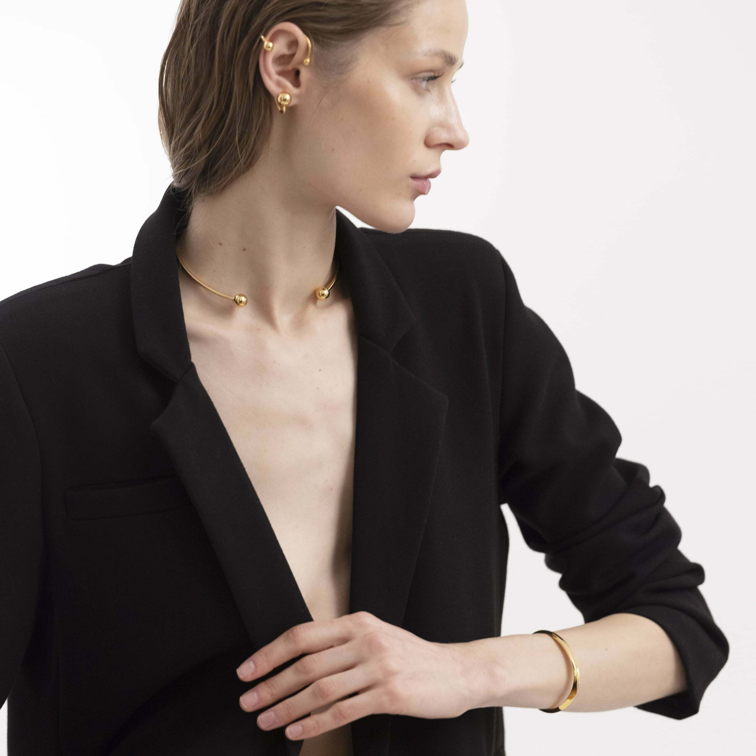 Sphere Choker • 18K Gold Vermeil