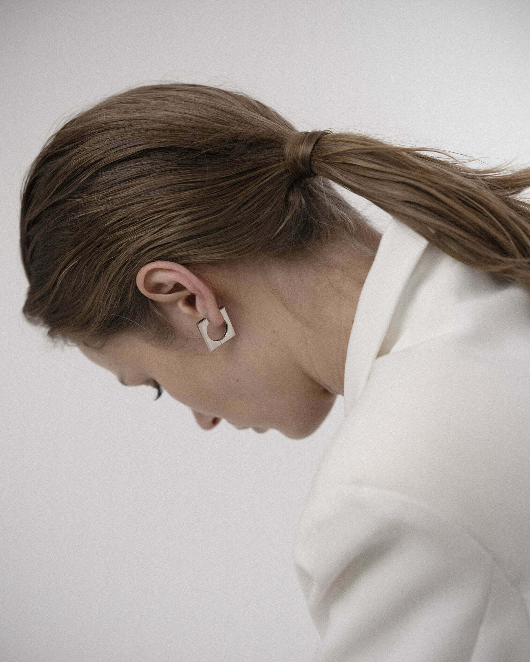 Square Earrings • Sterling Silver