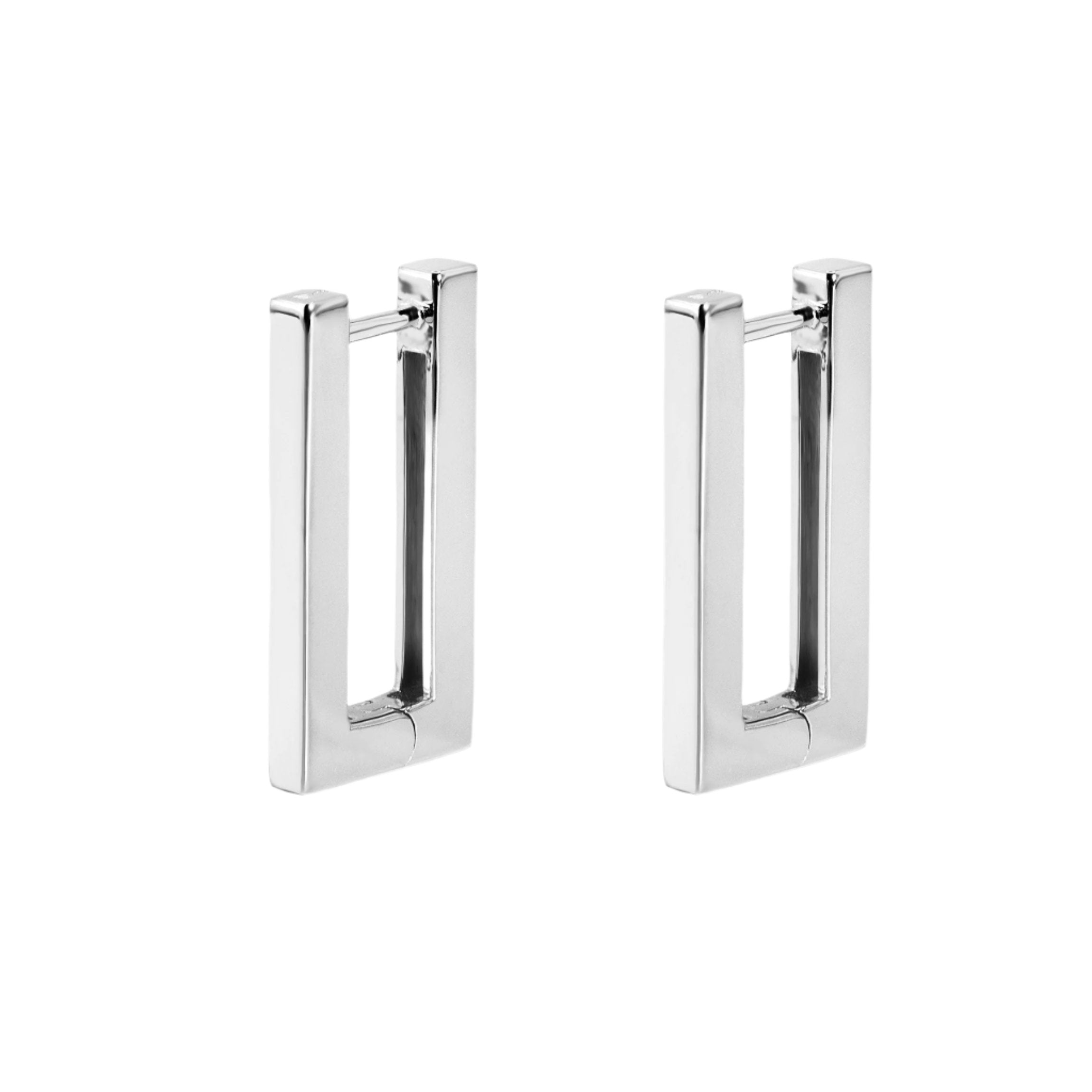 Modernist Earrings • Sterling Silver
