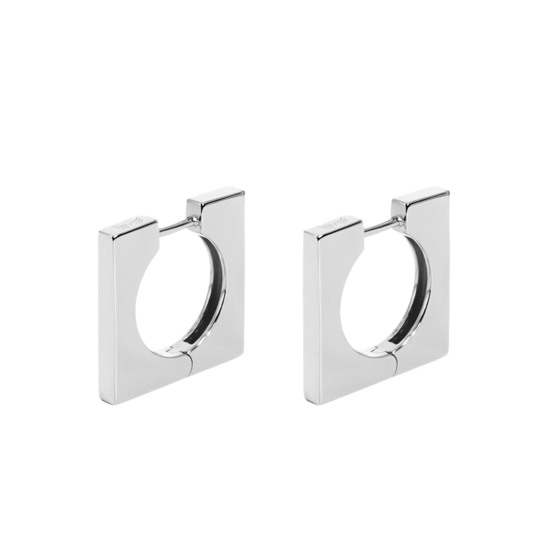 Square Earrings • Sterling Silver