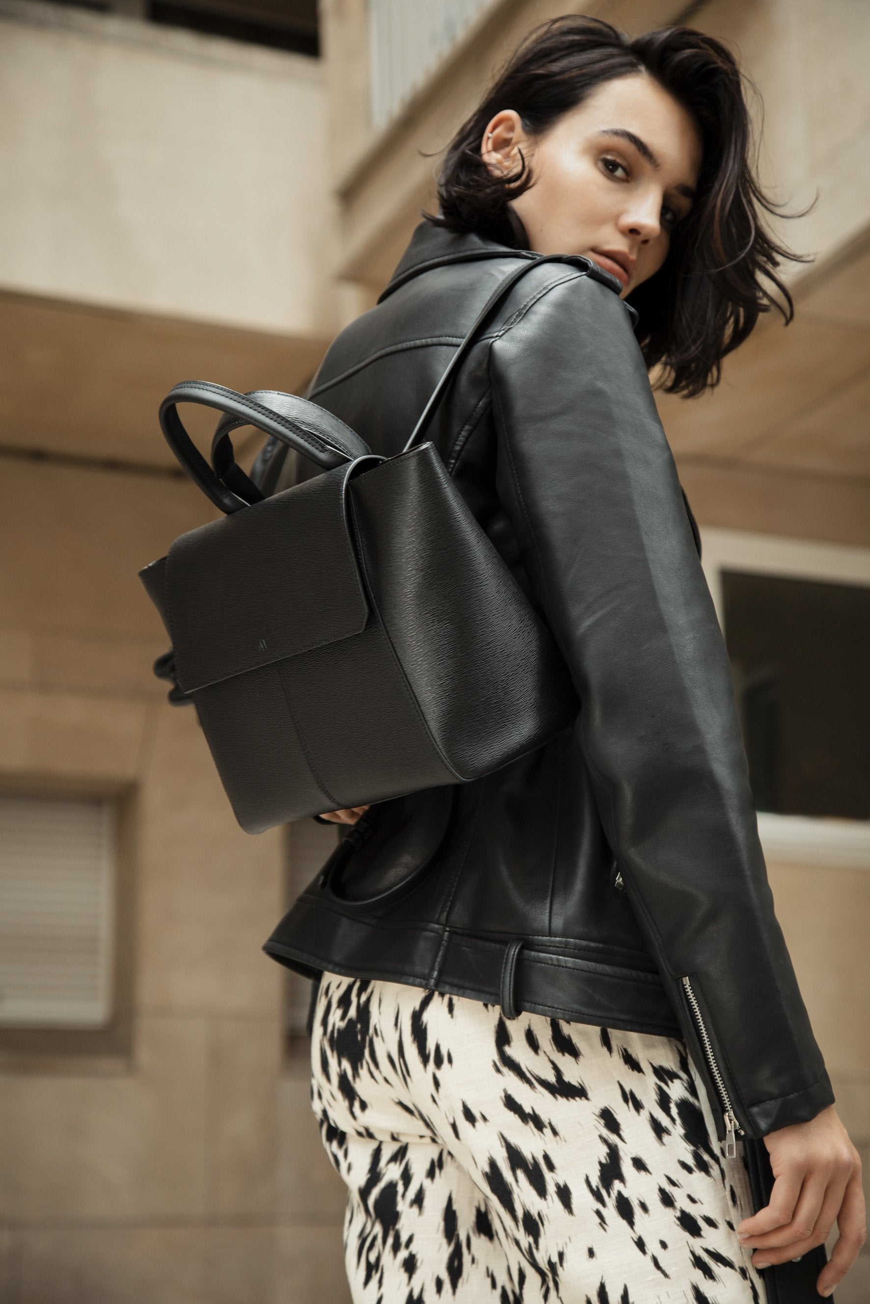 Mini Hero Black Striped Bag Bags