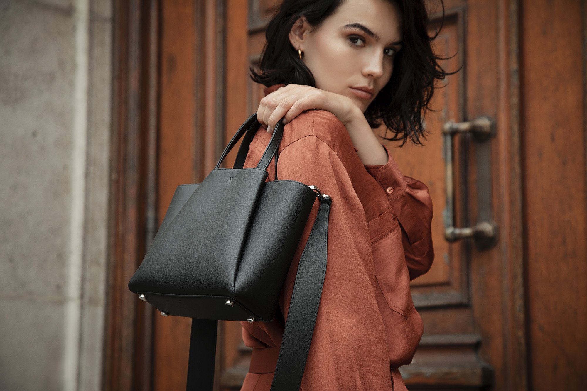 Mini Pyramid Black Bag Bags