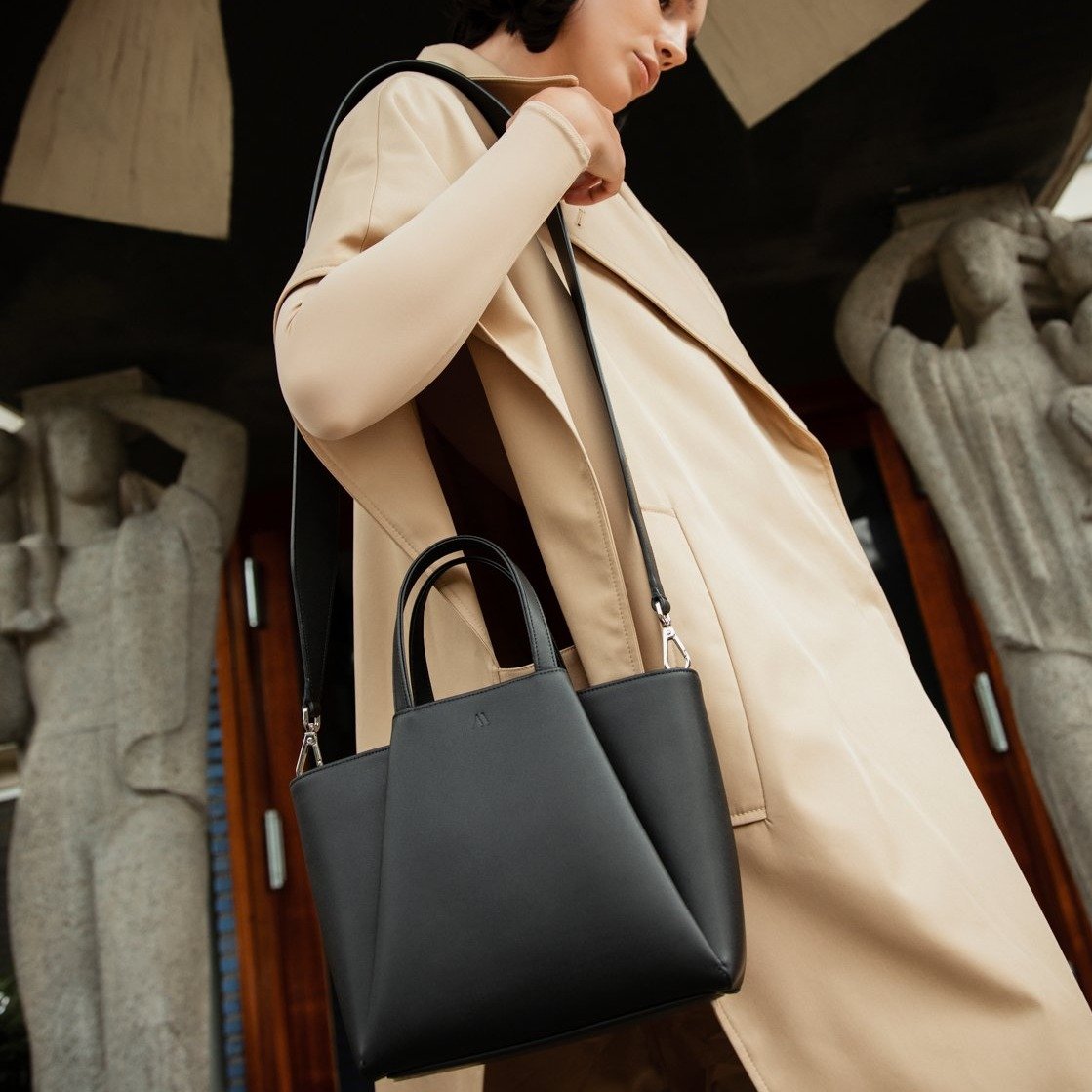 Mini Pyramid Black Bag Bags