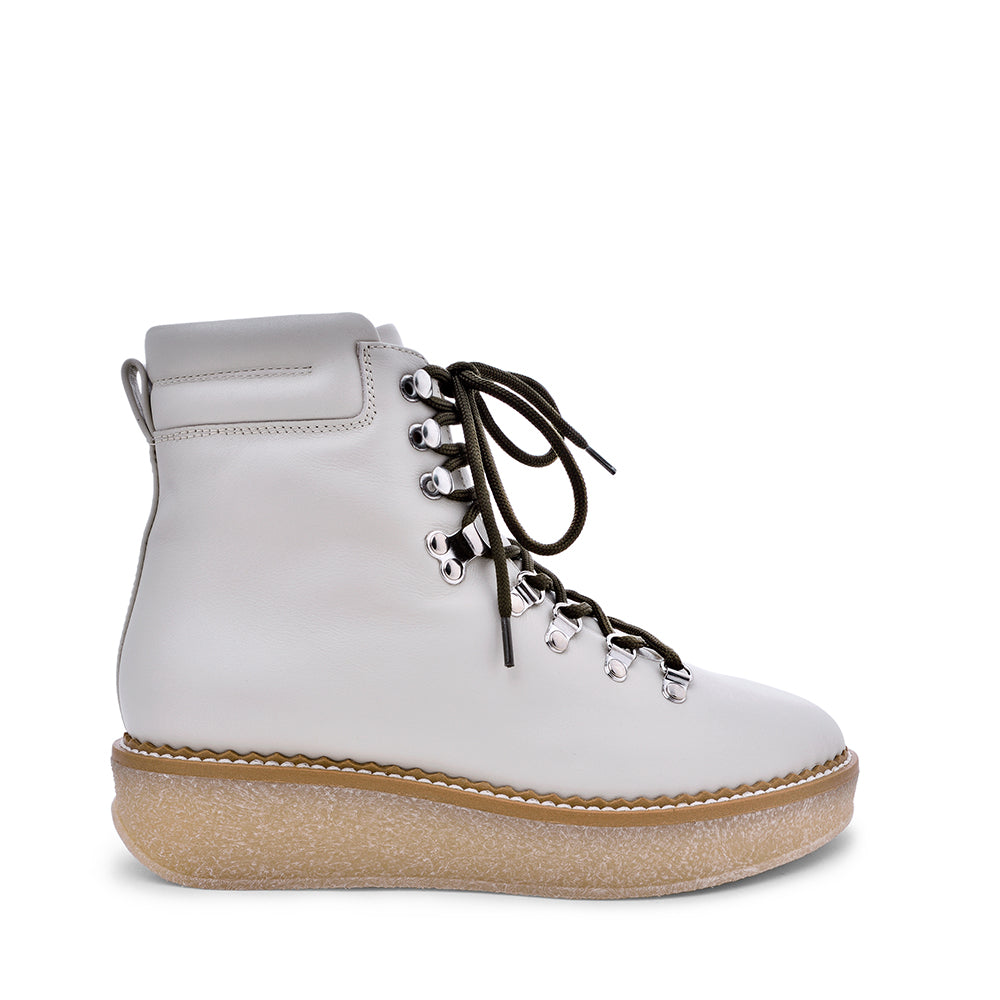 Misaki Off White Leather Ankle Boots 2009_OFF_WHITE - 1