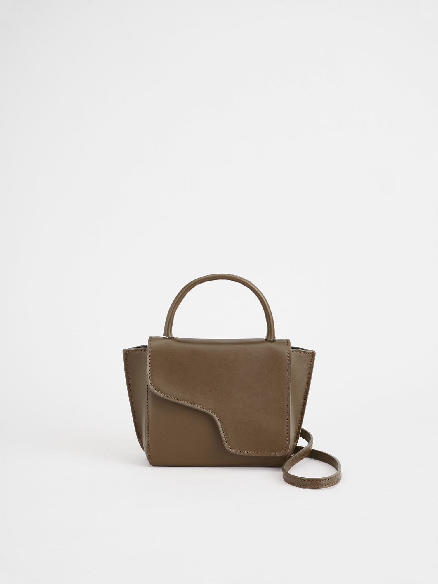Montalcino Khaki Brown Mini Handbag Bags
