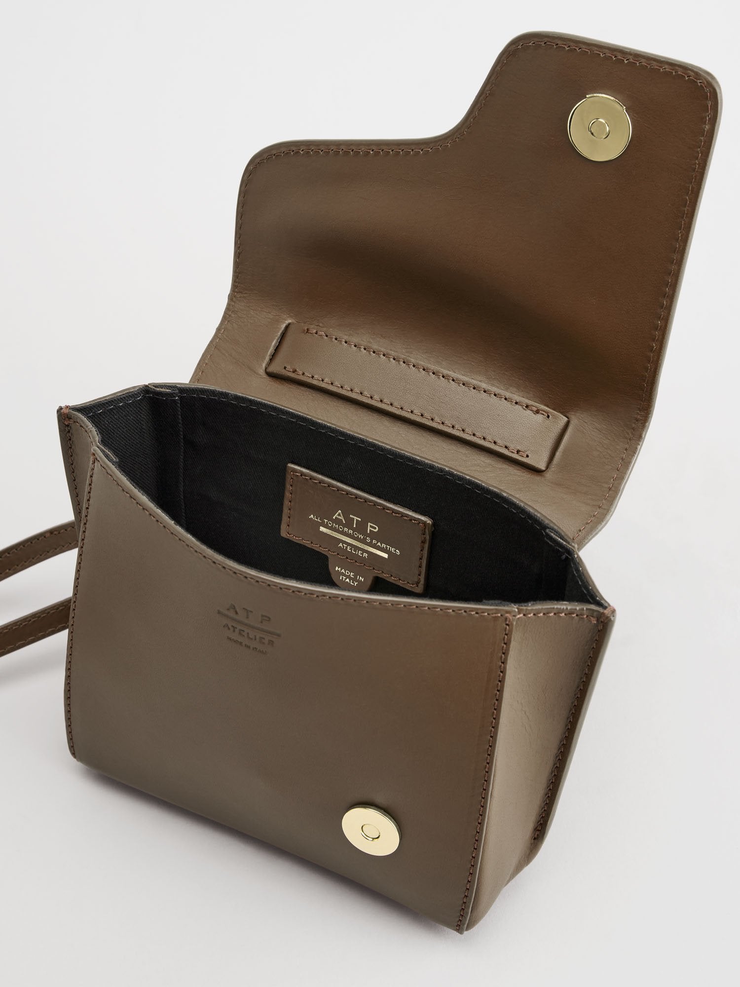 Montalcino Khaki Brown Mini Handbag Bags