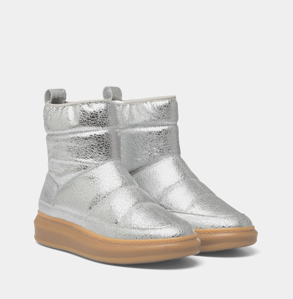 Moon Silver Metallic Moon Boots 23-016-011 Silver - 3