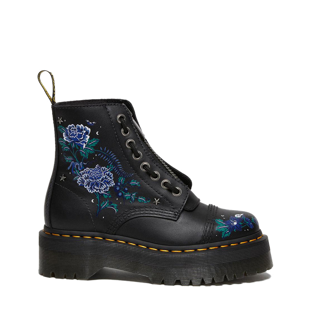Sinclair Mystic Floral Leather Platform Boots DM27734001 - 1
