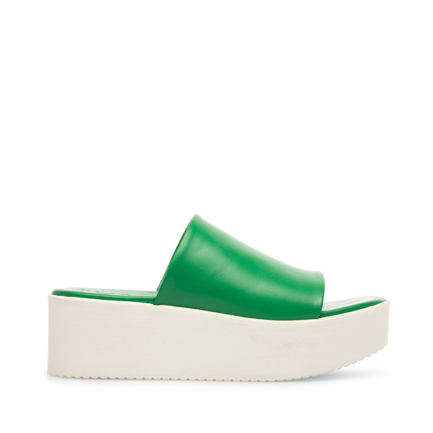 LÄST Nanna - Leather - Green Sandals Green
