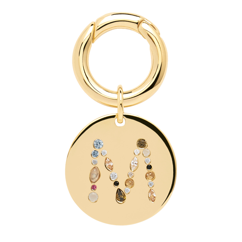 Letter M Pet Charm Jewellery