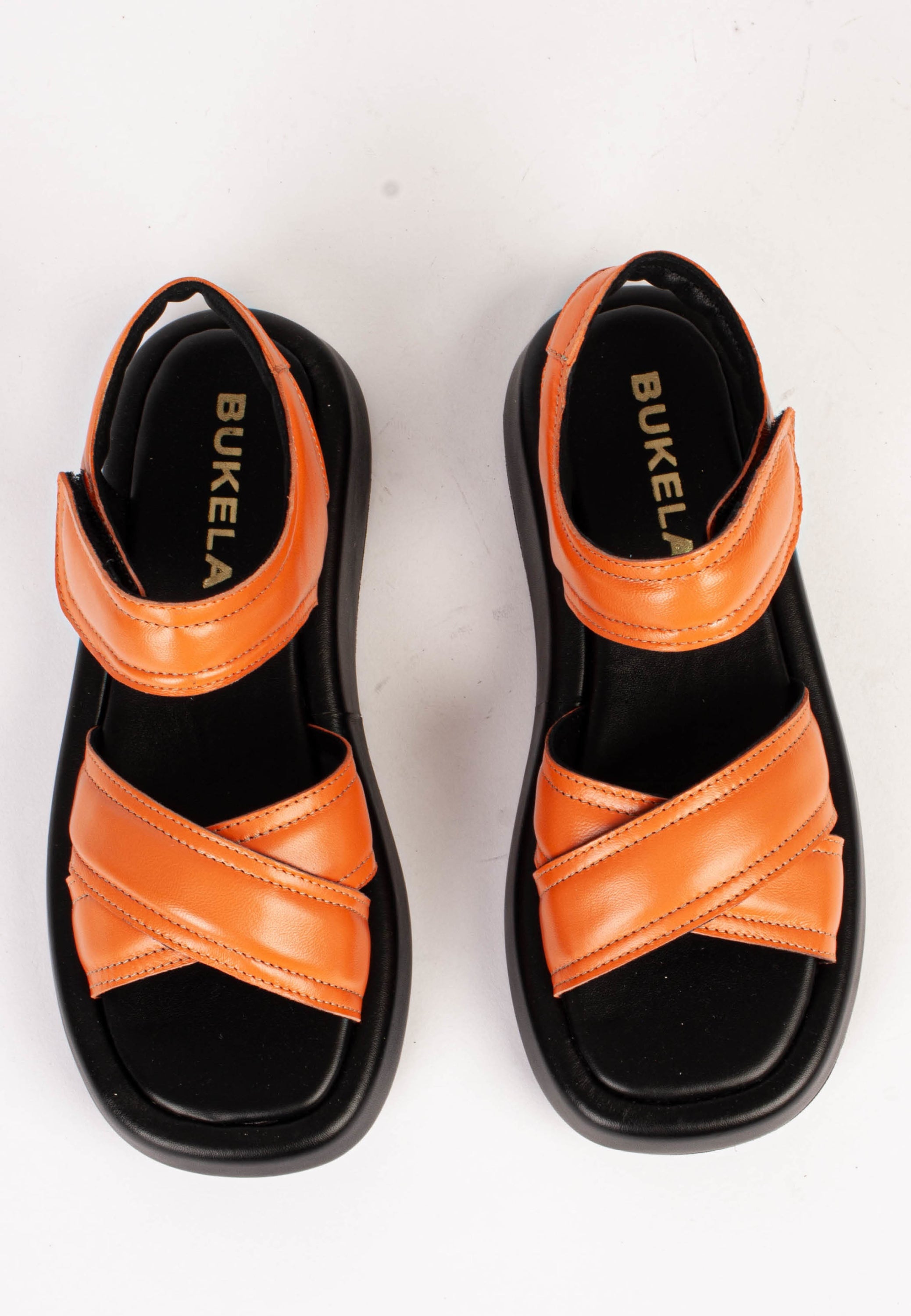 Pearl Orange Chunky Sandals PEARL-ORANGE - 3