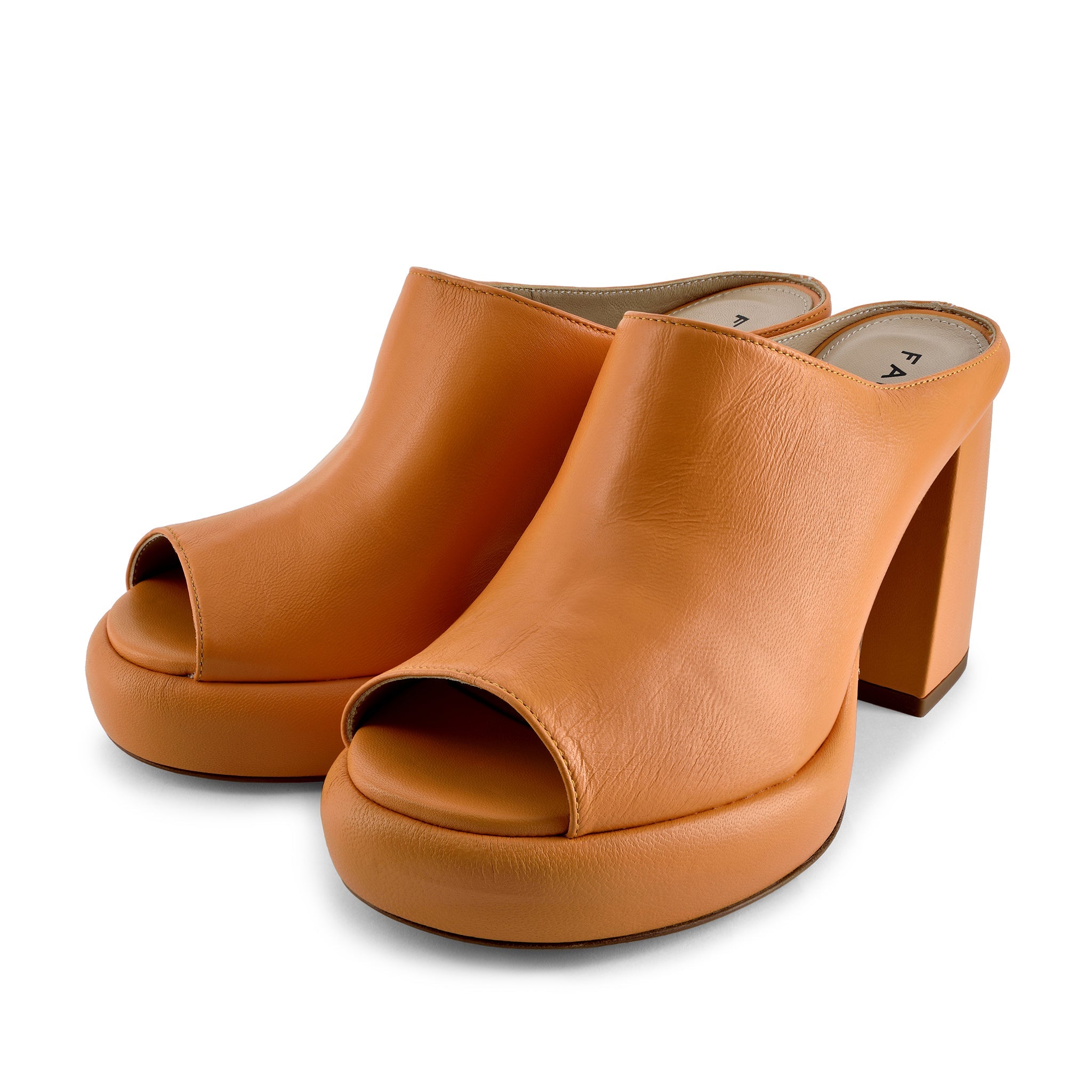 Doria Papaya Platform Mules E-2323-DORIAPAPAYA - 5