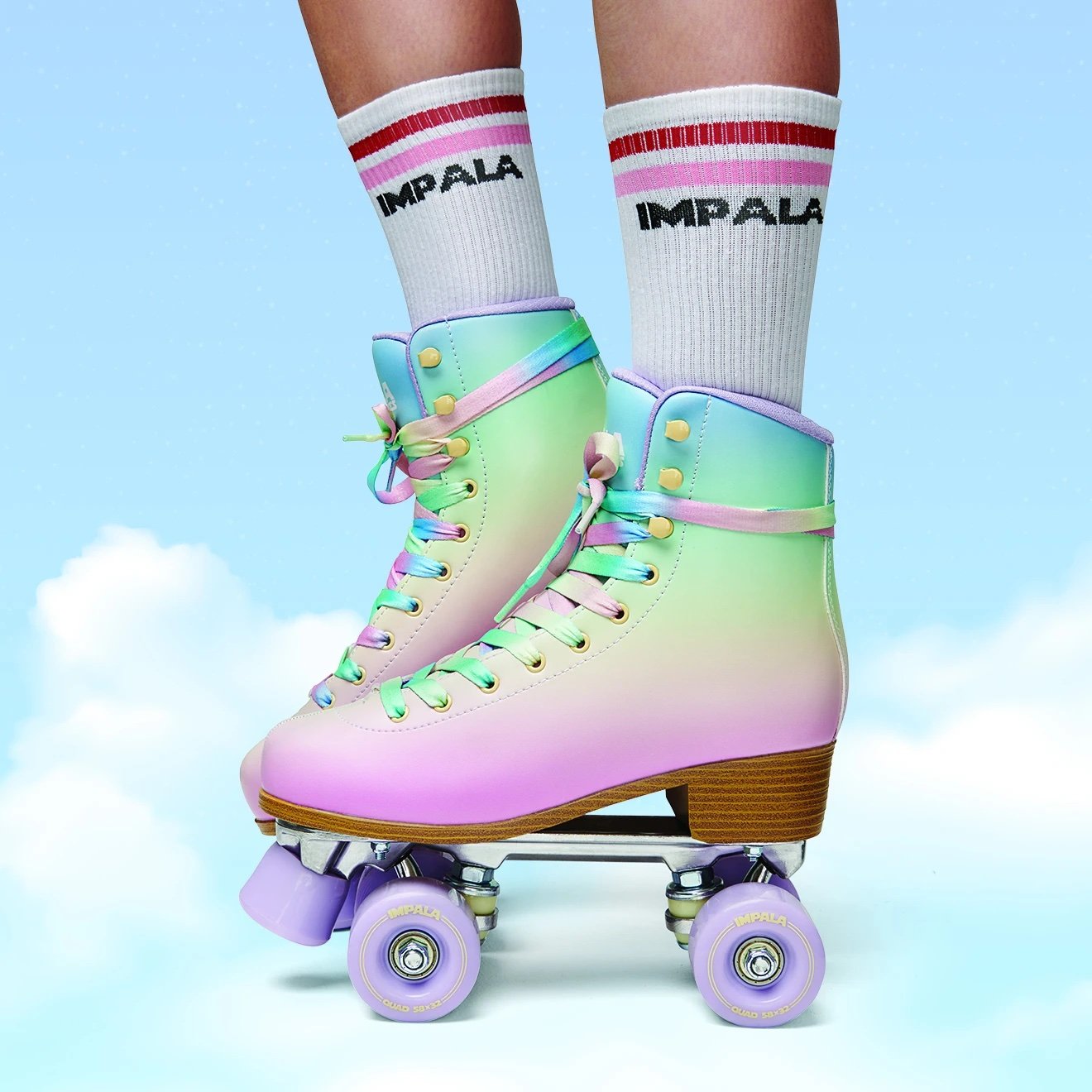 Pastel Fade Roller Skates - 3