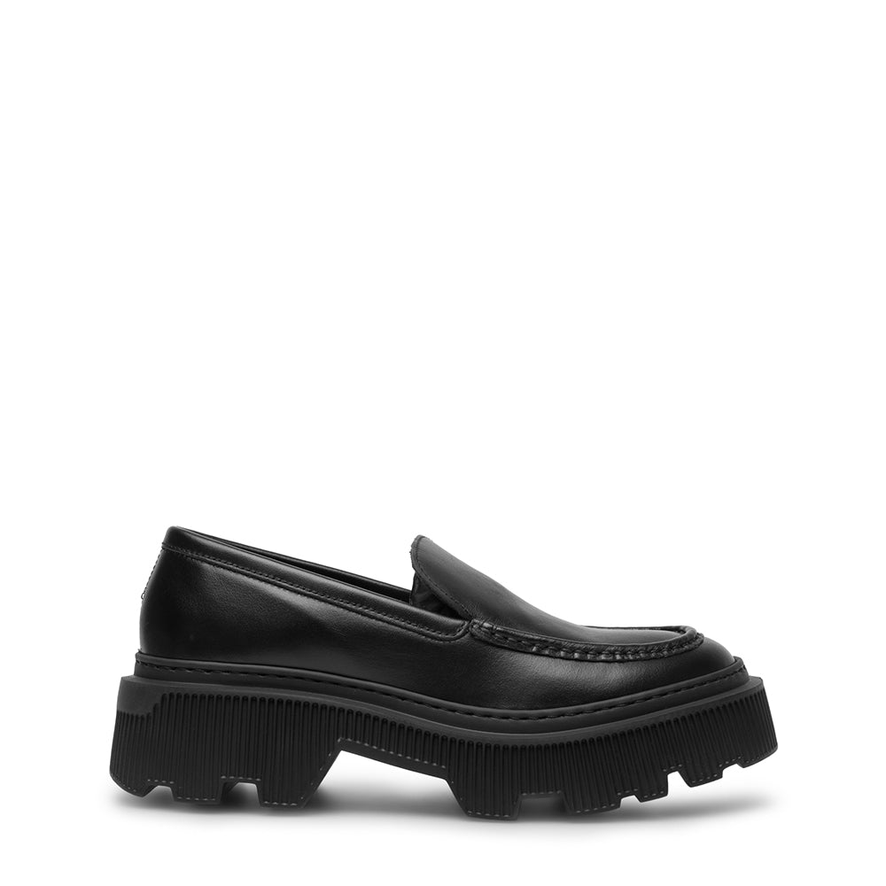 LAST Penny Leather Black Loafers