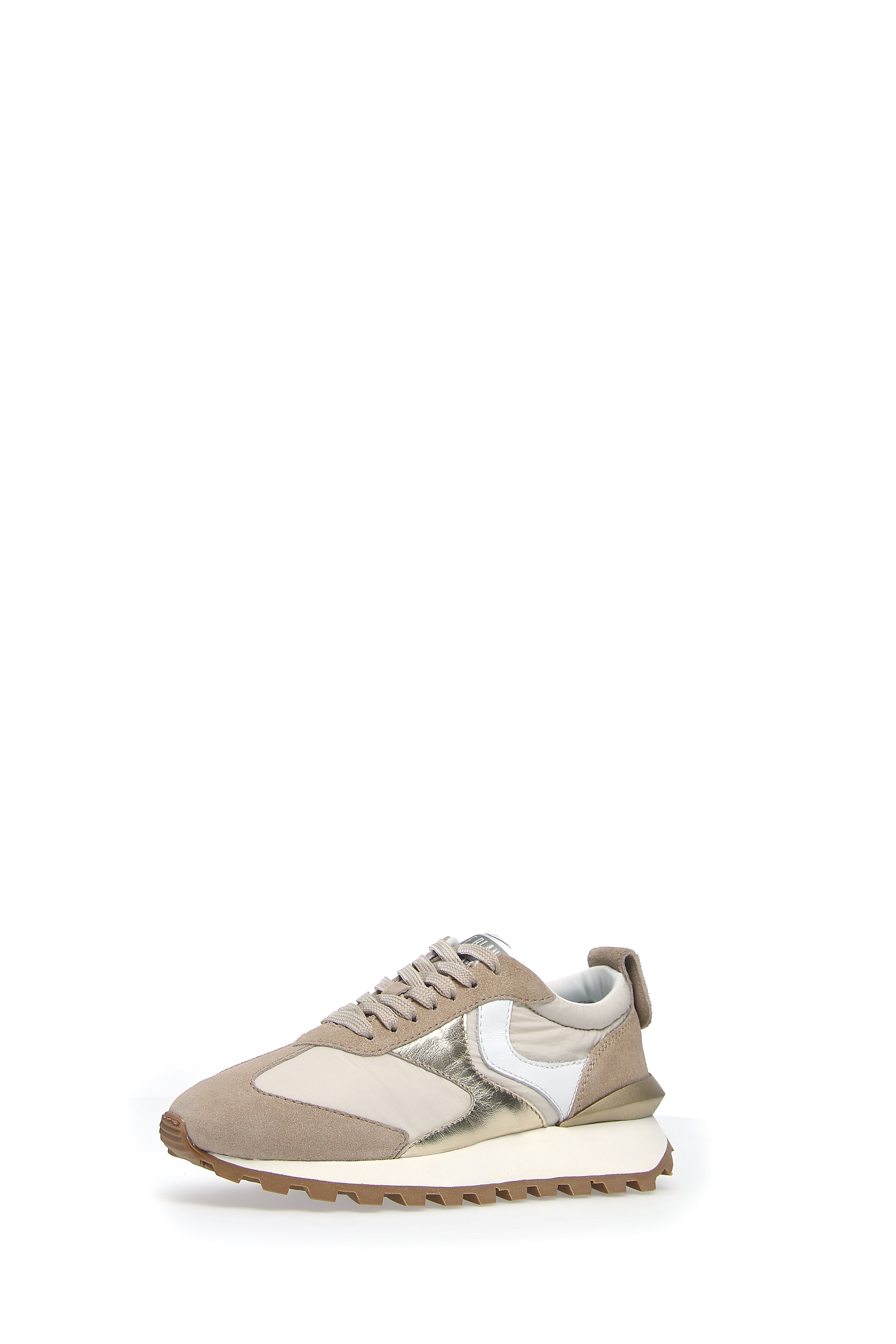 Qwark Woman Beige Platinum Chunky Sneakers 2016557161E15 - 4