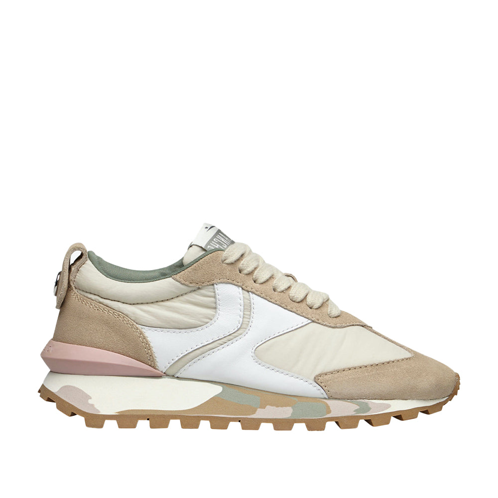 Qwark Woman Beige White Chunky Sneakers 2016557241E05 - 1
