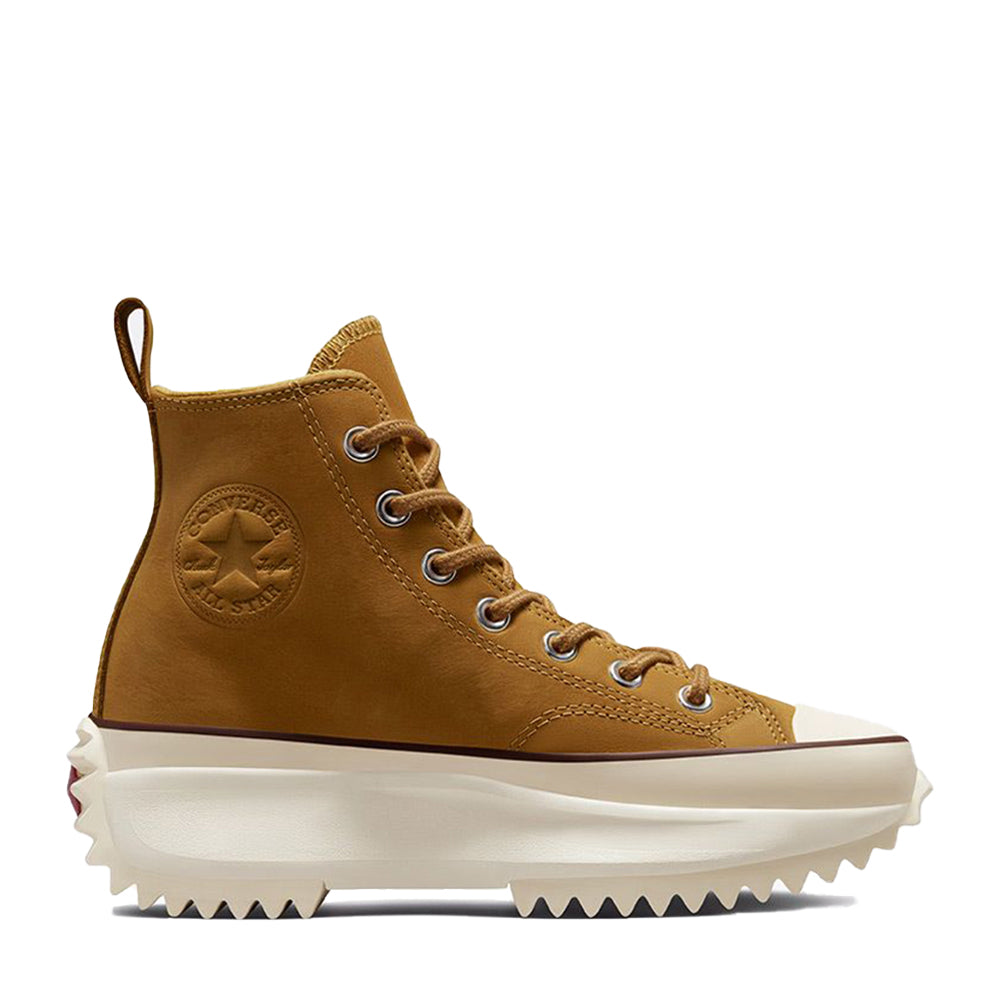 Nubuck Run Star Hike Hi Sneakers in Tan 171666C - 01