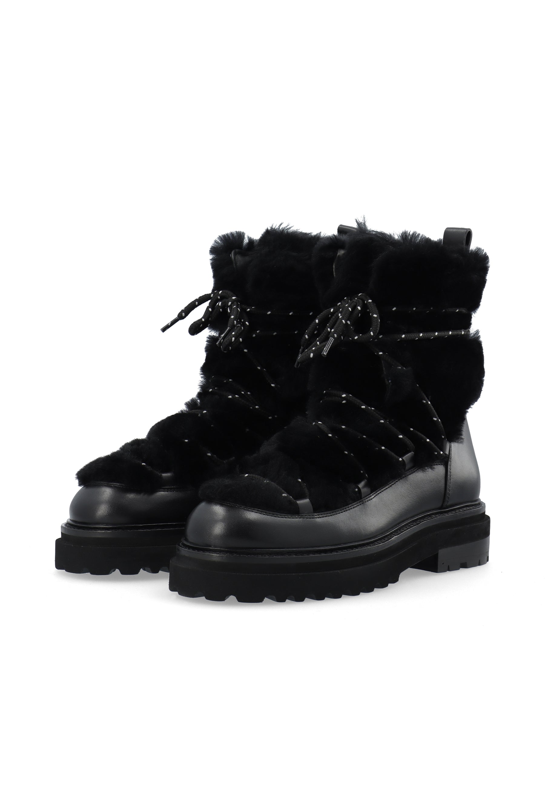 LÄST Sandra Snowboot Ankle Boots Black