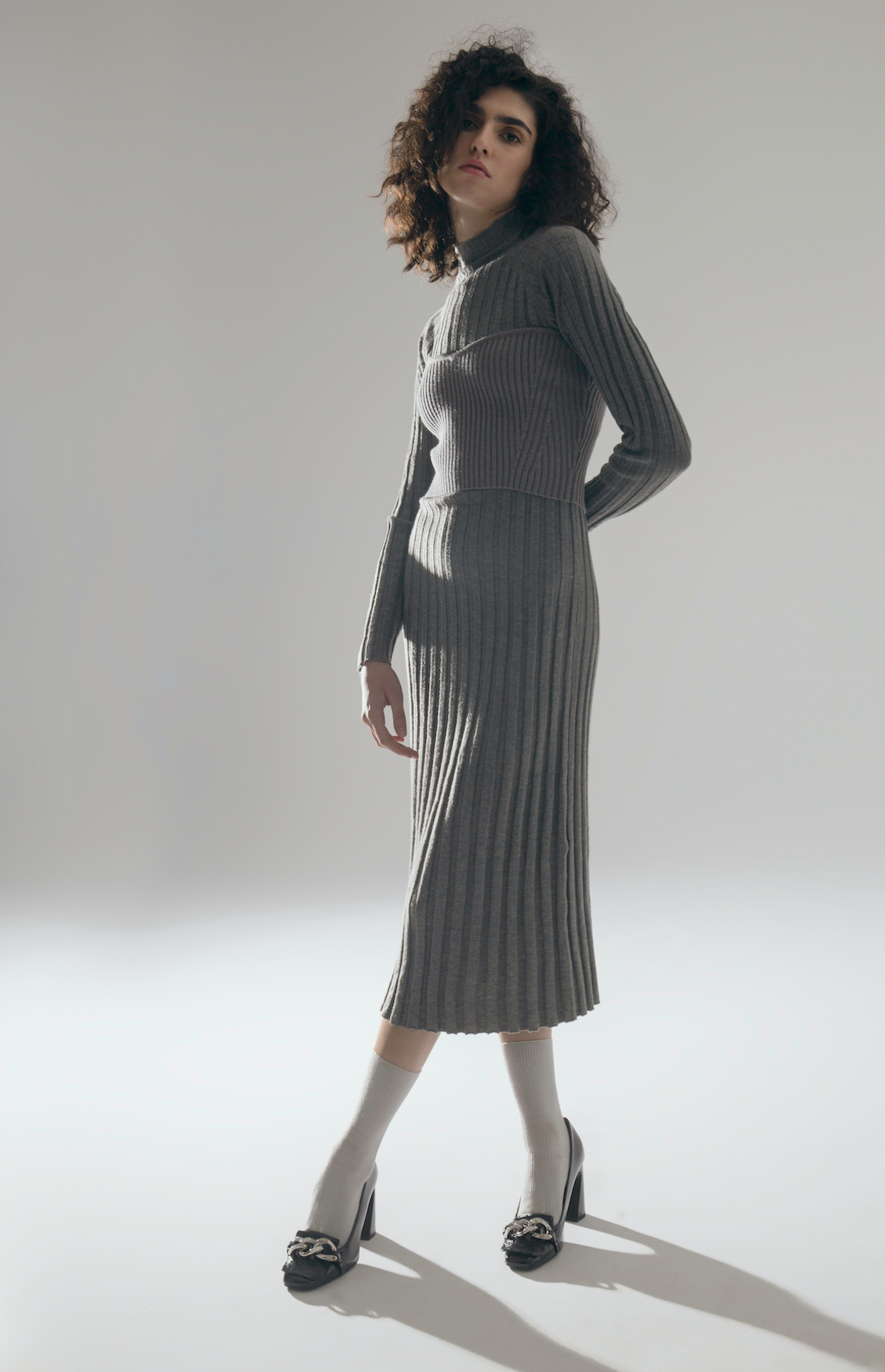 Kaiya Black Naplak Shoes Heels - 3