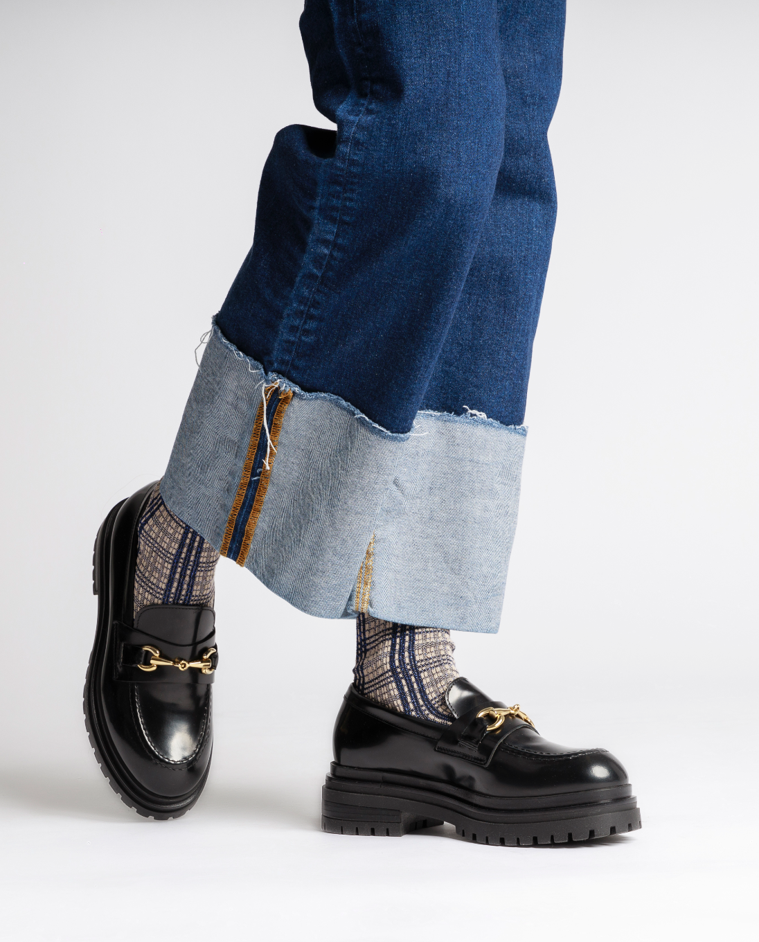 Lala Black Polido Chunky Loafers LALA-BLK - 3