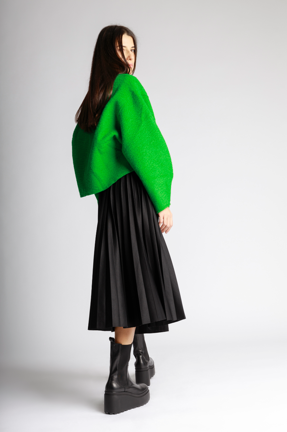 Kajsa Black Platform Chelsea Boots KAJSA-BLK - 2