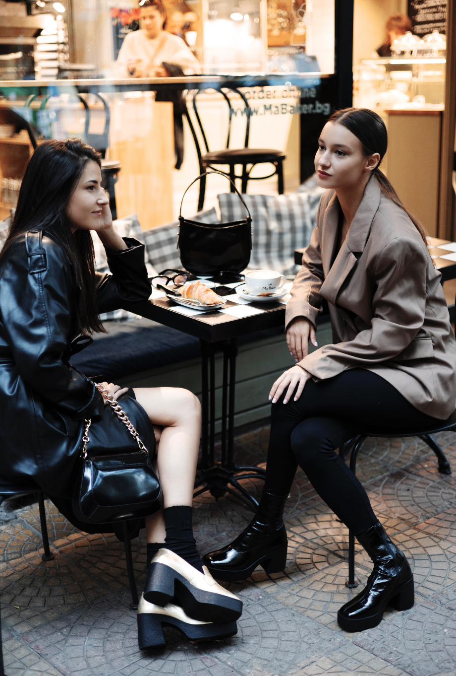 Yoko Gold Patent Leather Chunky Loafers 21031-01-11 - 9