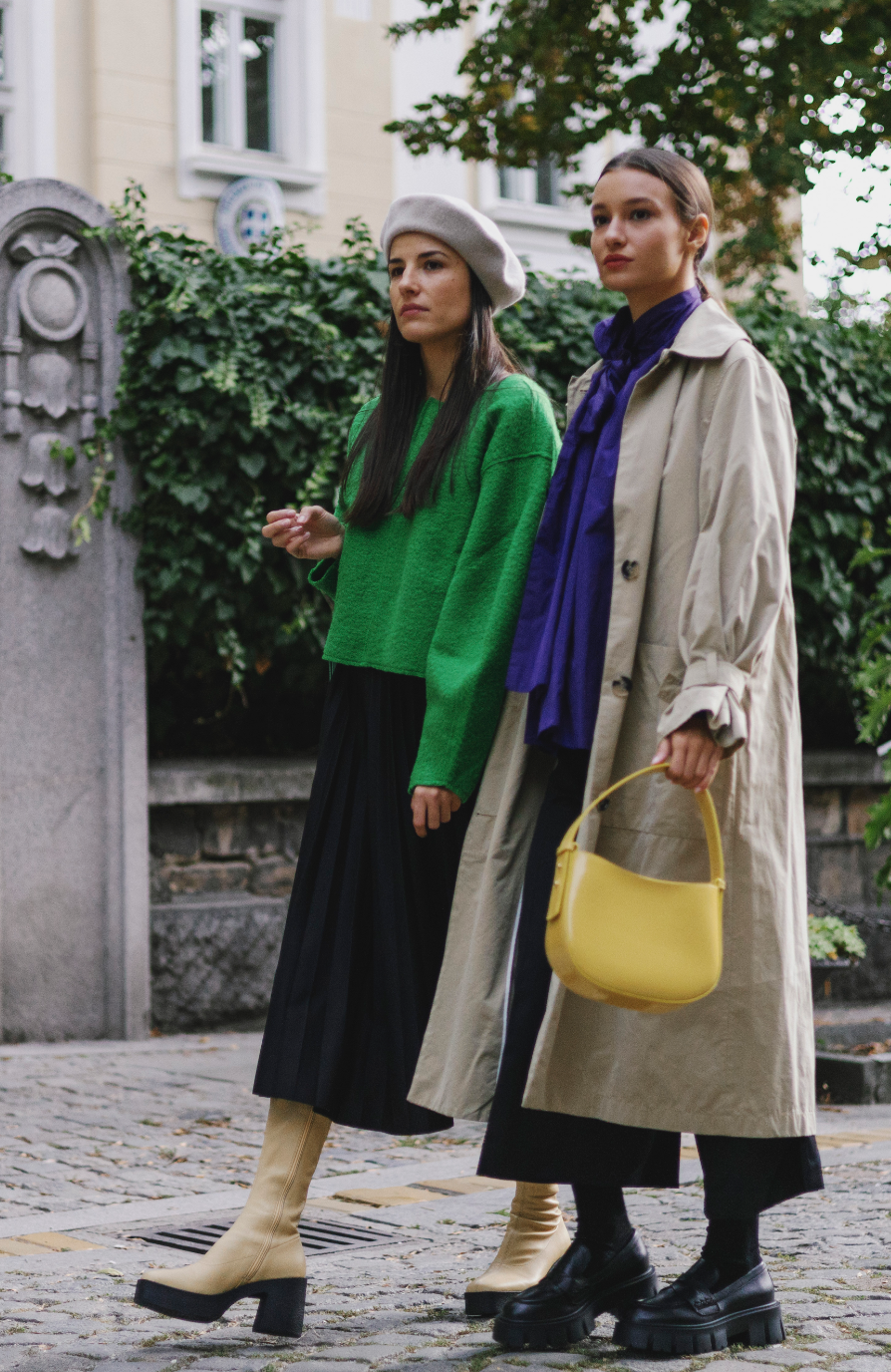 Mikki Black Leather Chunky Loafers D1304Black - 14