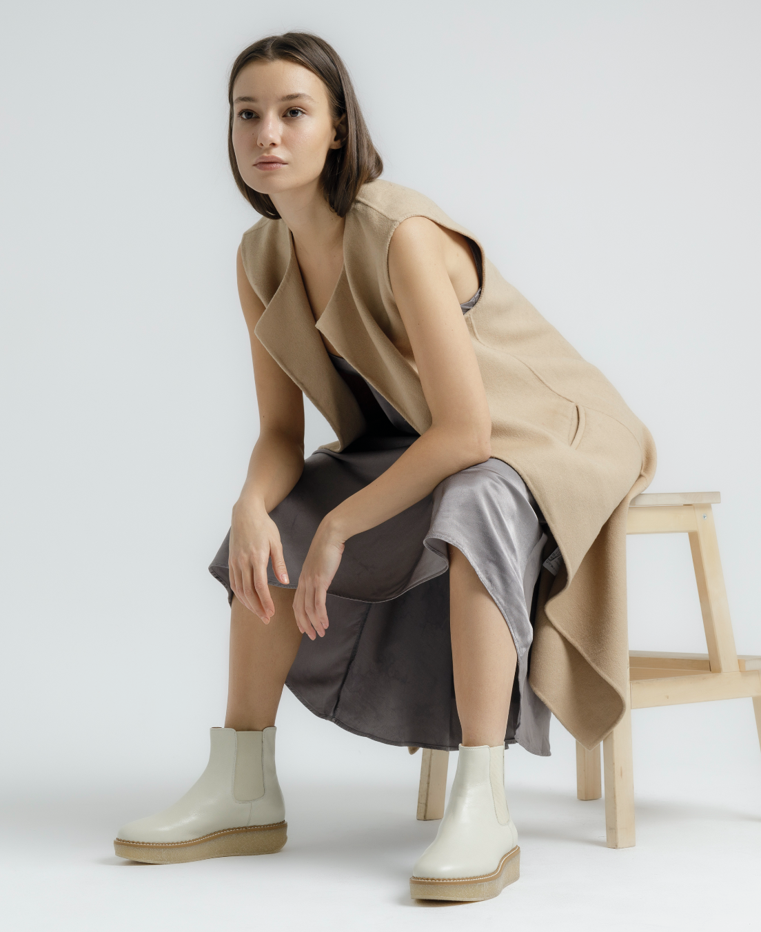 Machi Off White Leather Chelsea Boots 2005_OFF_WHITE - 3
