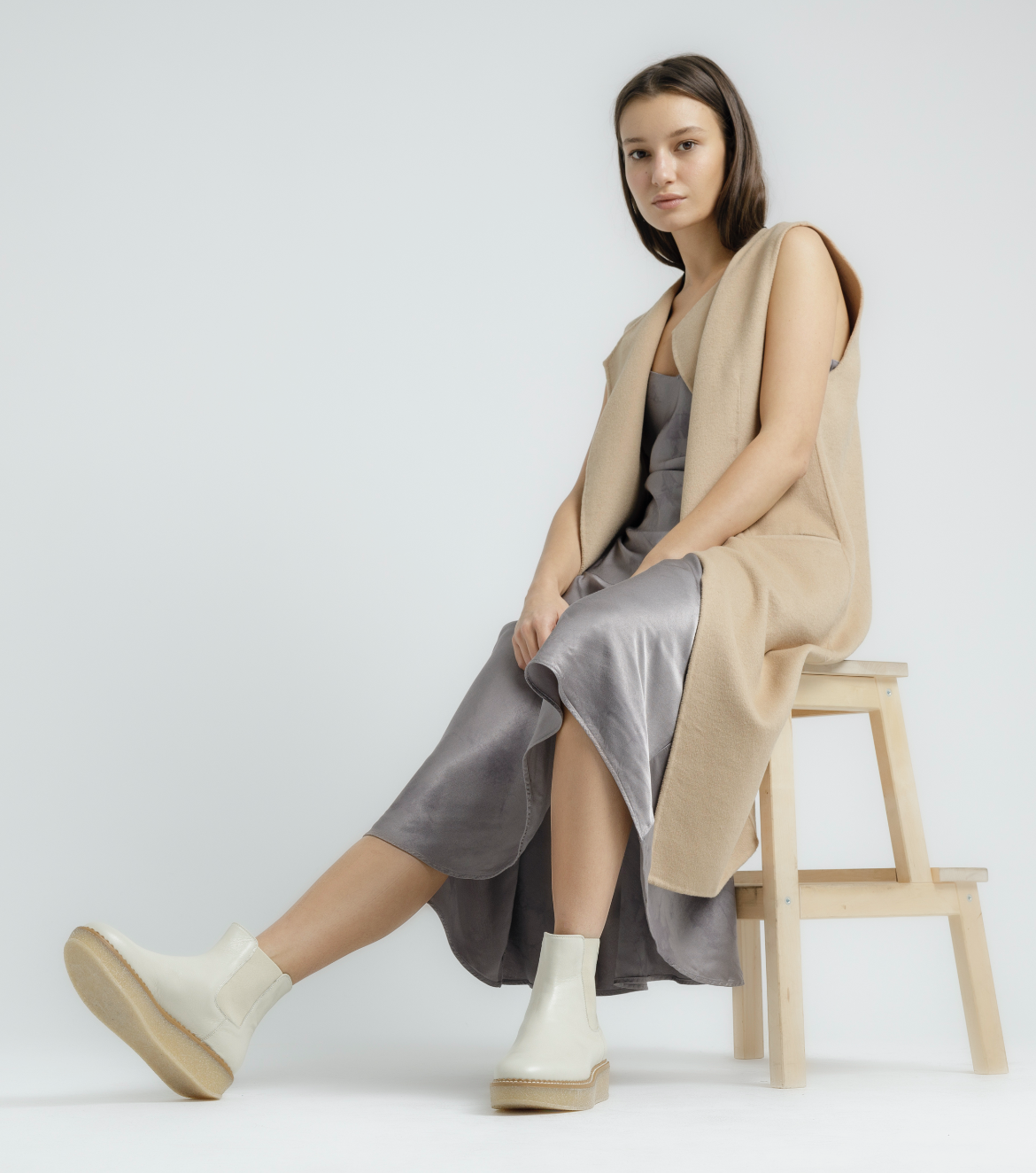 Machi Off White Leather Chelsea Boots 2005_OFF_WHITE - 8