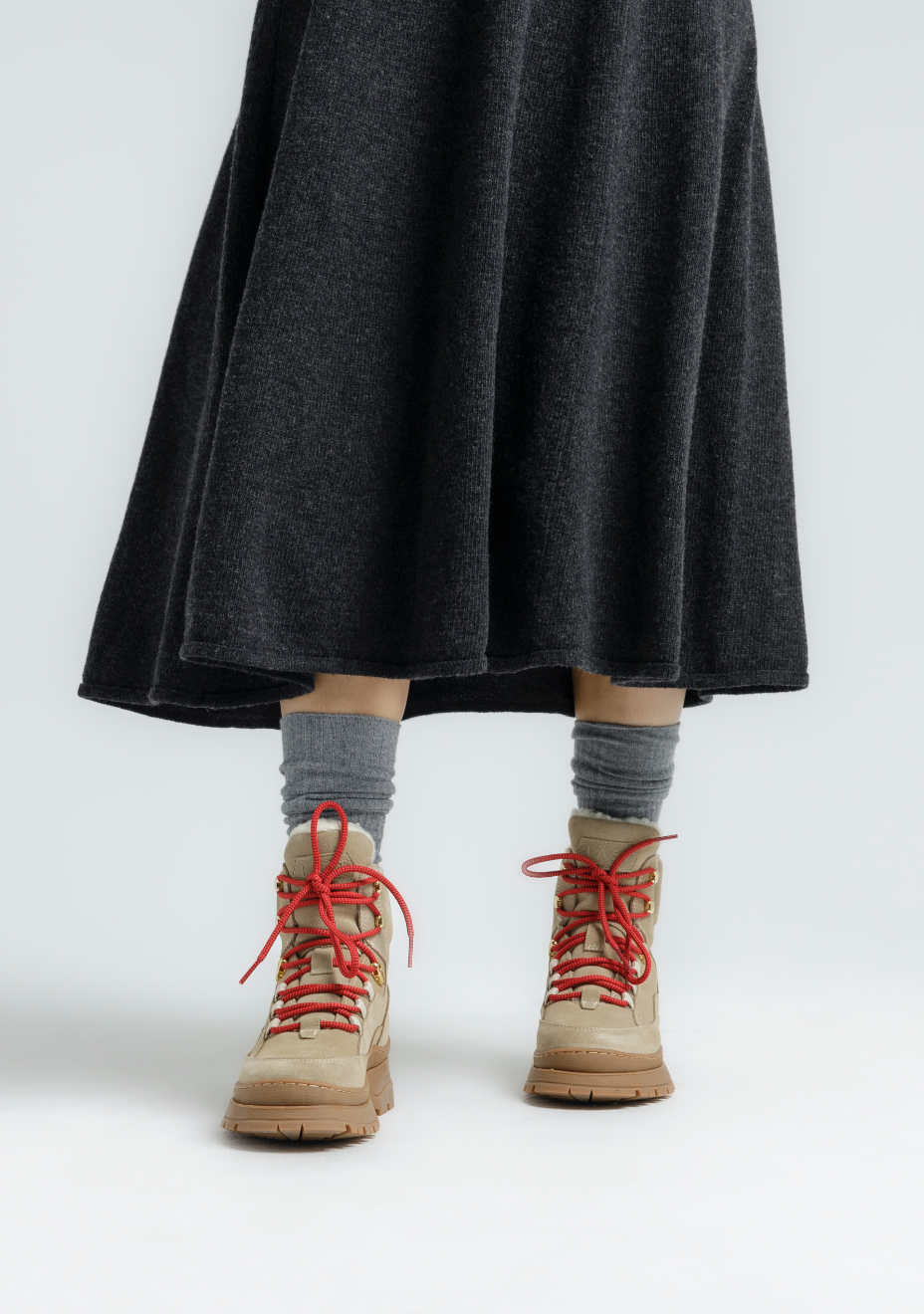 Downhill Boots Warm Suede Beige LAST1712 - 10