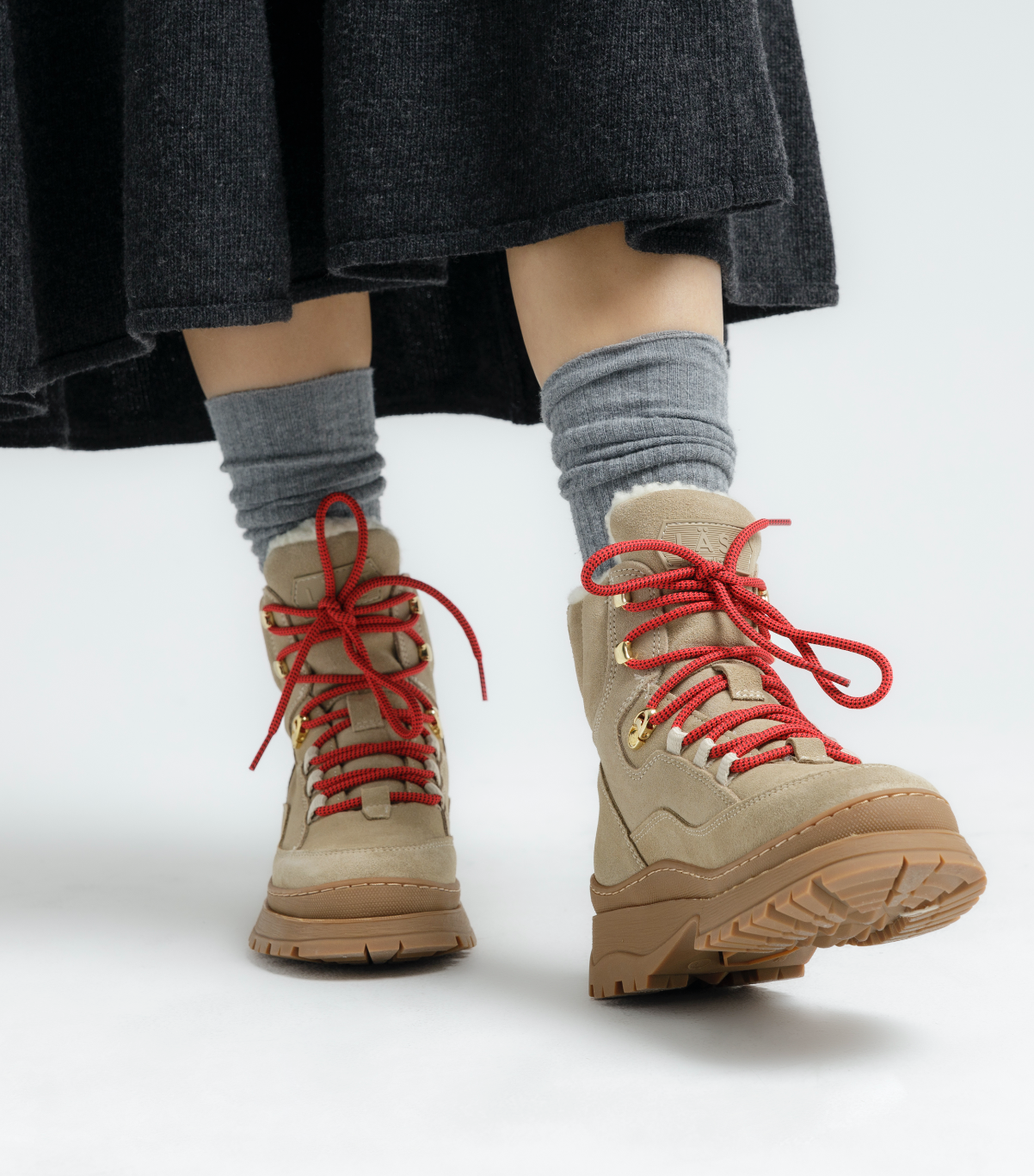 Downhill Boots Warm Suede Beige LAST1712 - 12