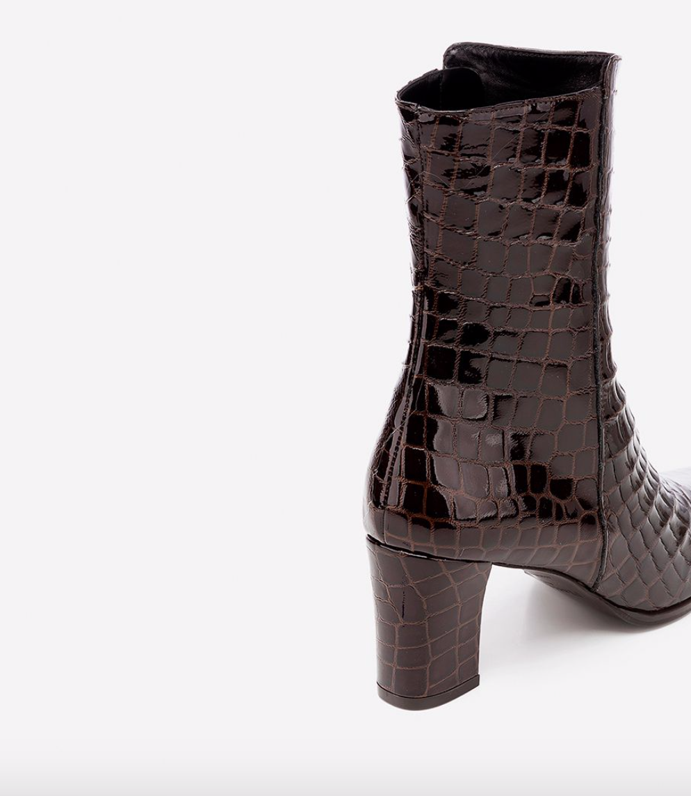 Teddy Nappa Pecan Reptile Boots 19020805801-006 - 5