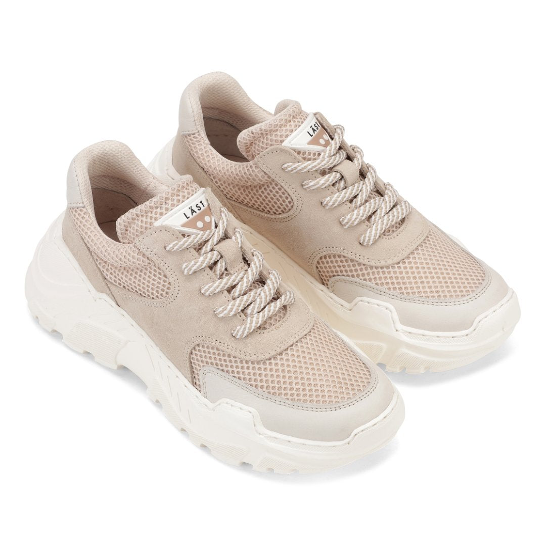 Sprint Mesh Beige Chunky Sneakers LAST1003 - 4