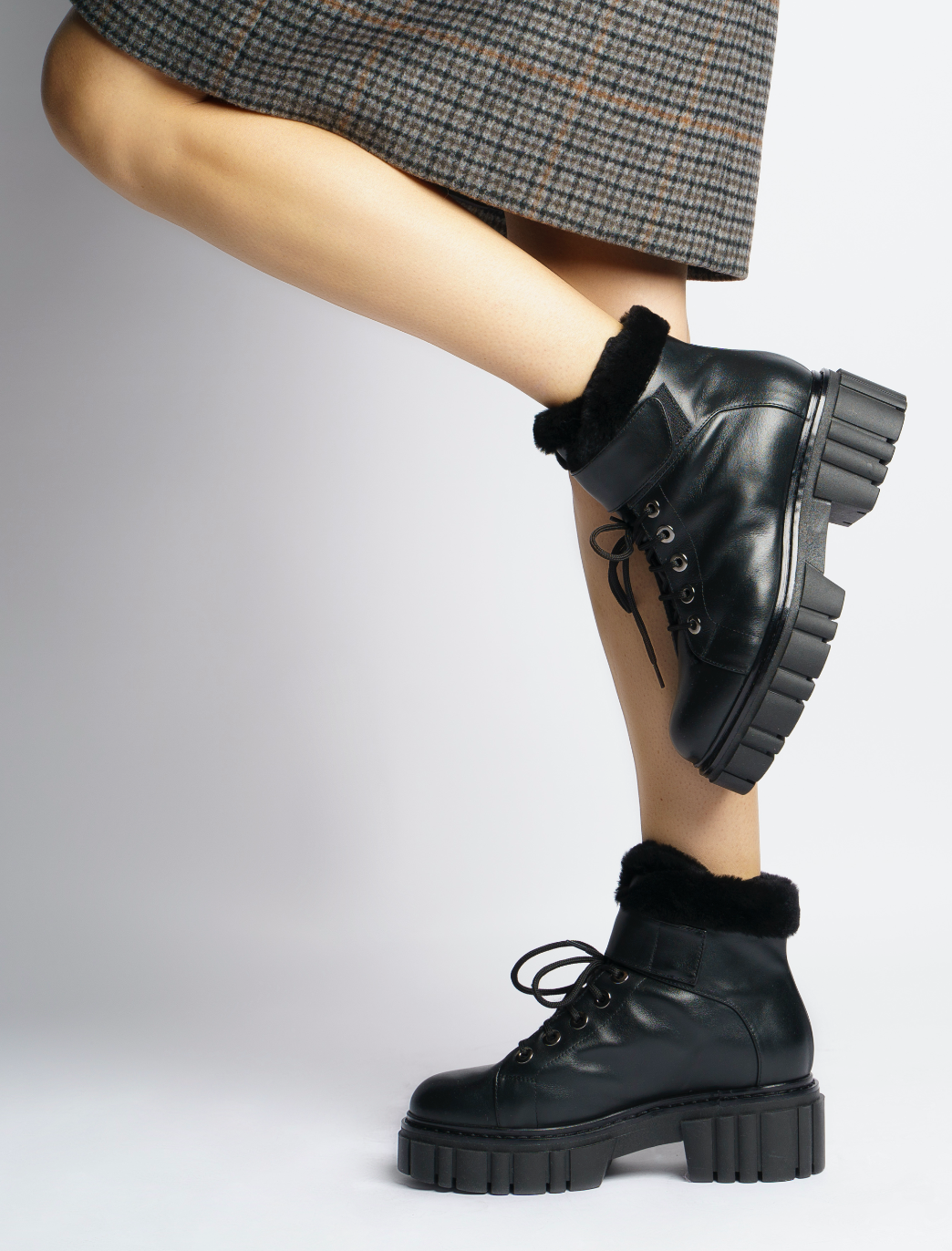 Takara Black Winter Ankle Boots 2030-01 - 8