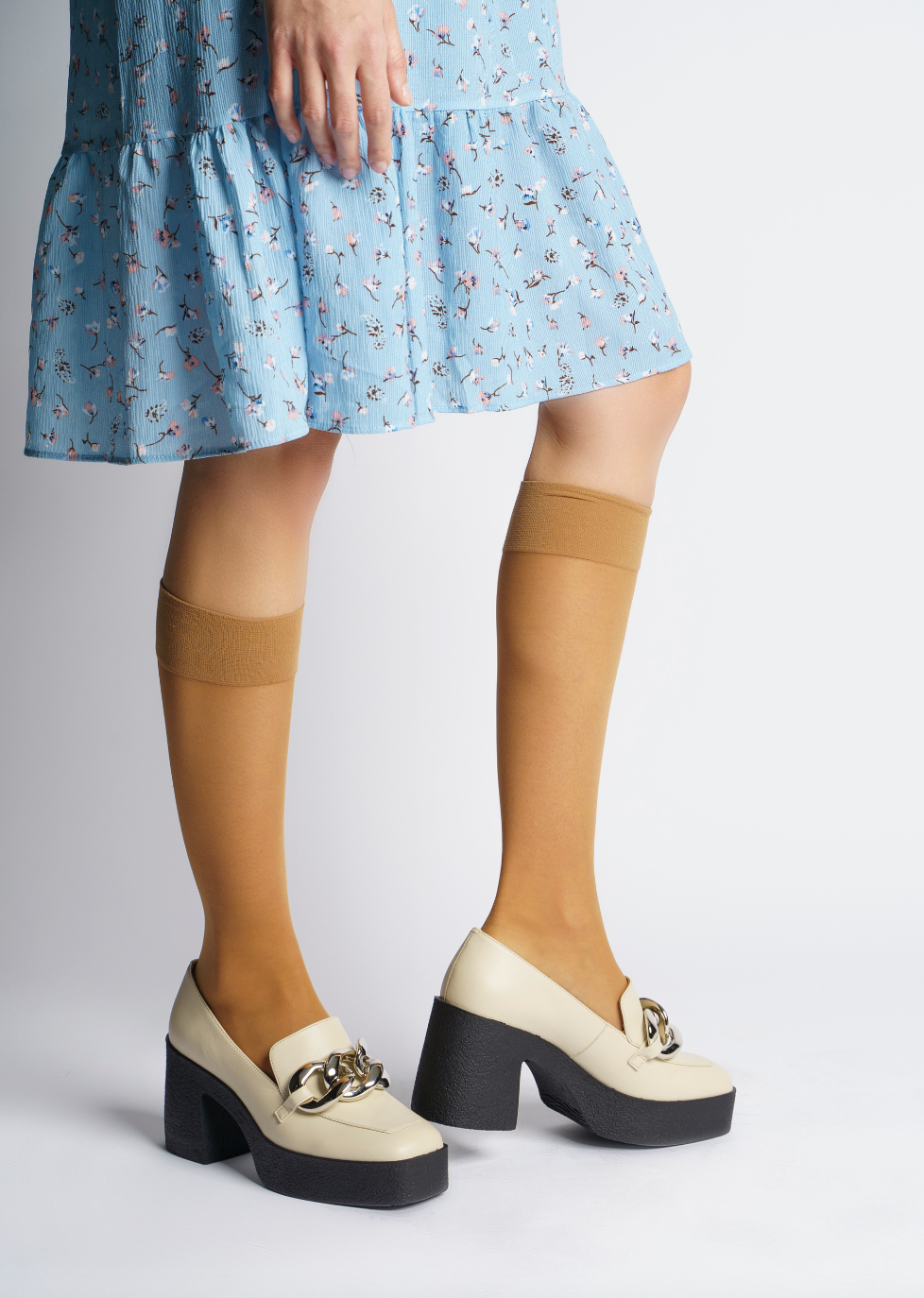 Yo Off White Chunky Loafers 21031-02-02 - 10