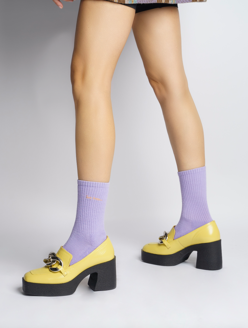 Yo Pastel Yellow Chunky Loafers 21031-02-03 - 10