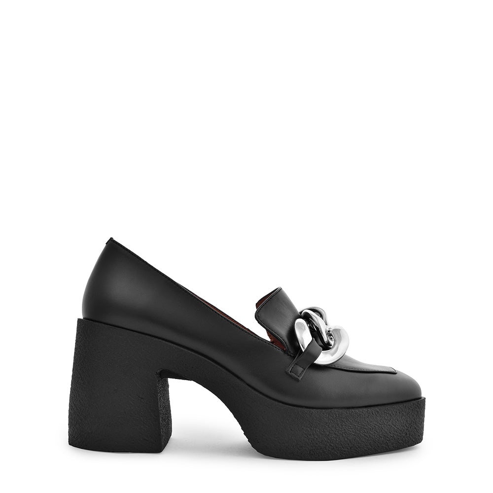 Yo Black Chunky Loafers 21031-02-06 - 1