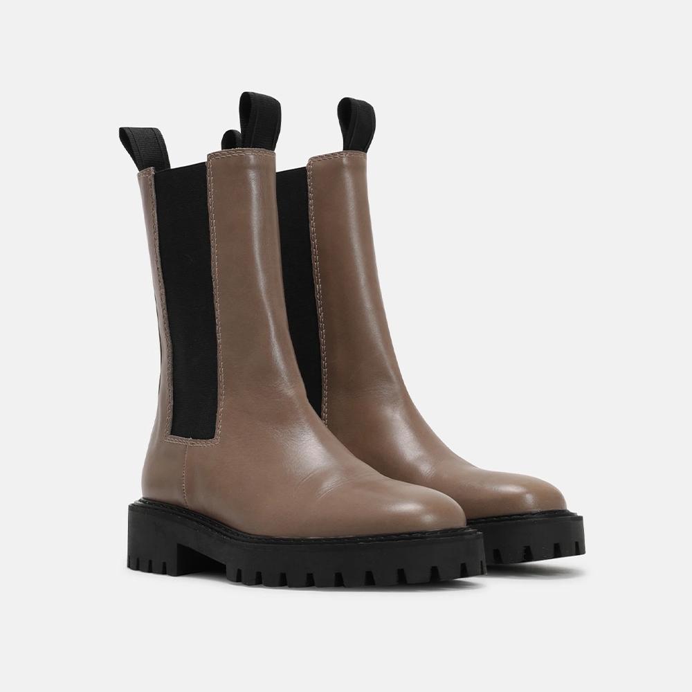 Angie Chelsea Taupe Boots LAST1284 - 5