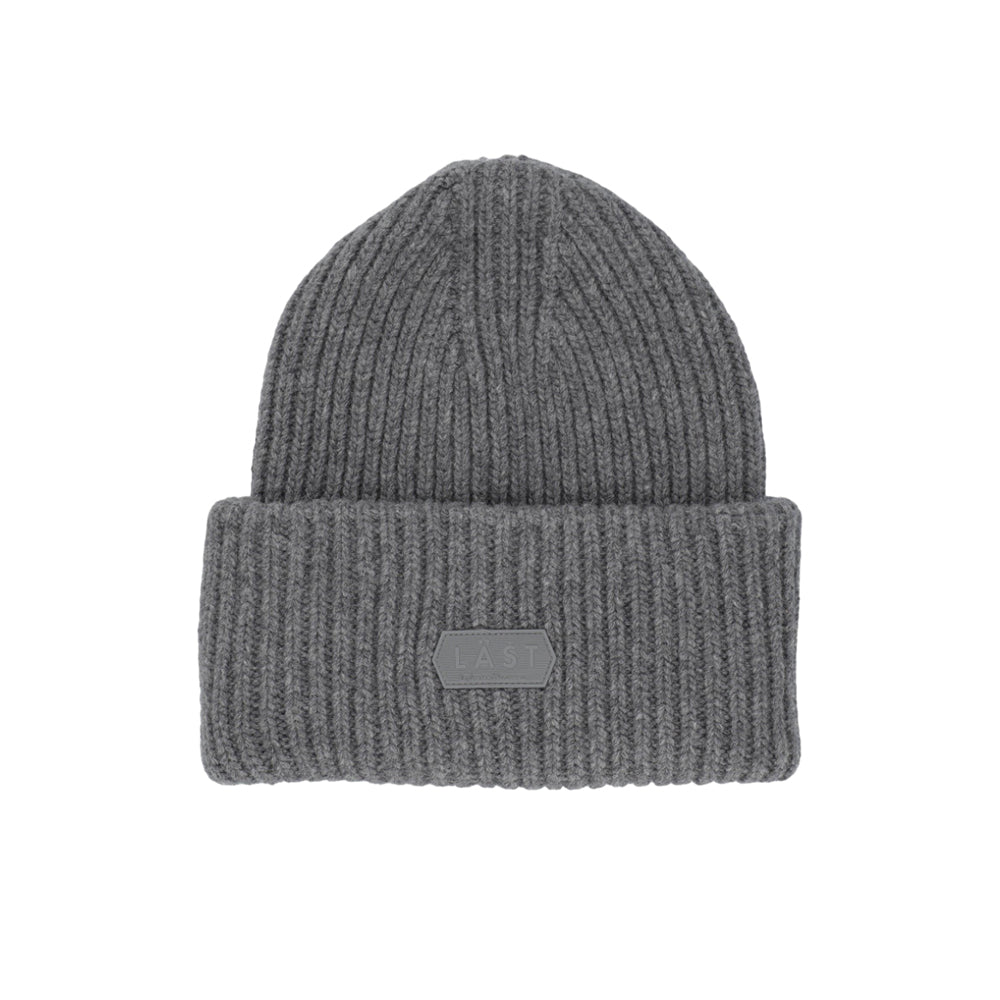 Oversized Beanie Grey Melange